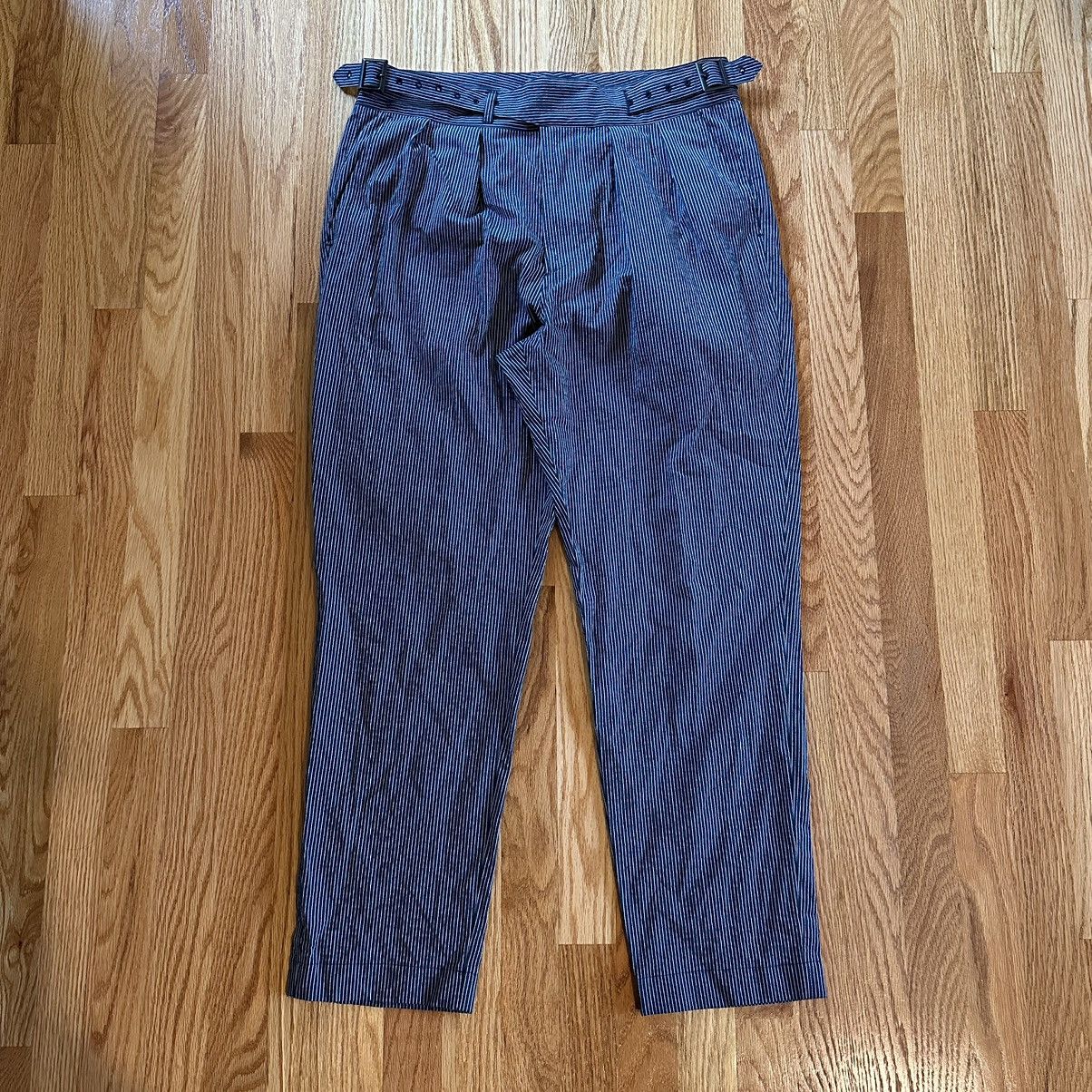 NEW W/ TAGS Todd Snyder Navy Pinstripe Gurkha Trouser (33)