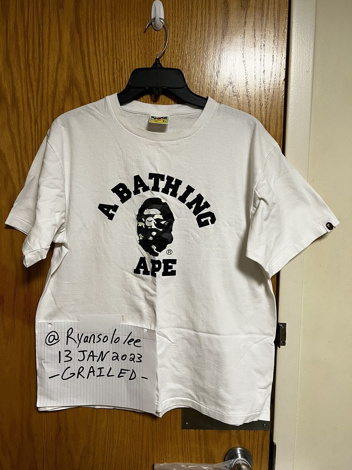 Bathing ape glow in the dark t shirt online