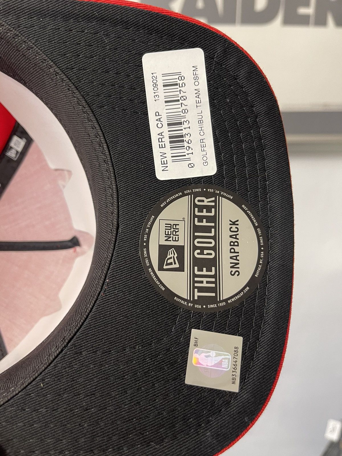 NBA × New Era CHICAGO BULLS ‘TEAM MULTI LOGO’ OLD GOLFER SNAPBACK HAT Size ONE SIZE - 7 Thumbnail