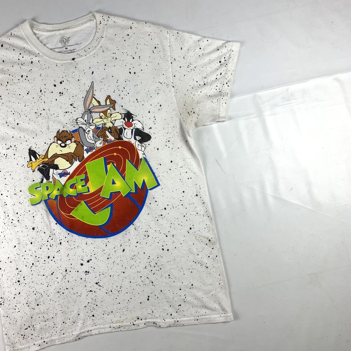 Cartoon Network × NBA × Vintage Space Jam Looney Toons Cartoon Movie Full Print Shirt Size US M / EU 48-50 / 2 - 3 Thumbnail