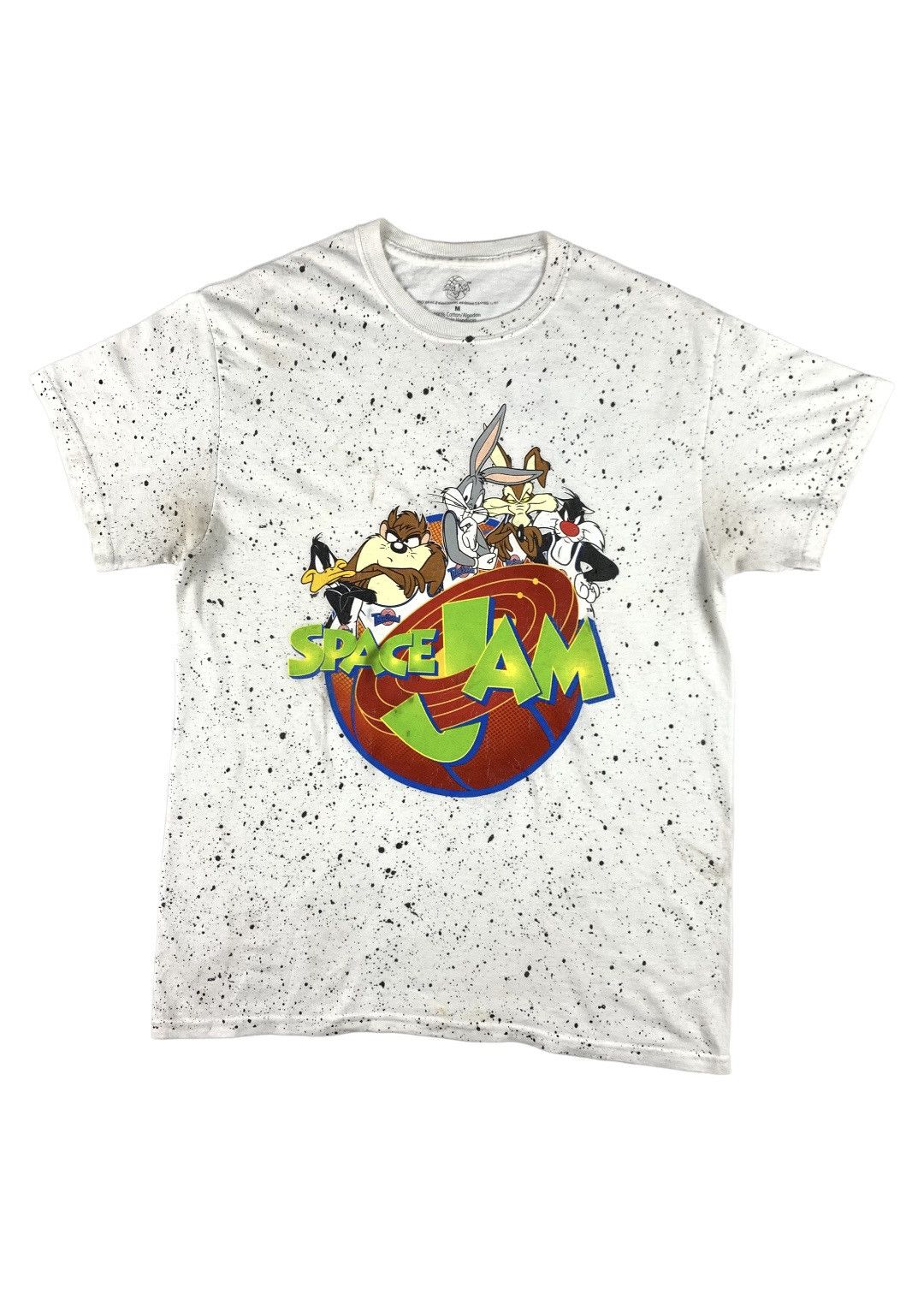 Cartoon Network × NBA × Vintage Space Jam Looney Toons Cartoon Movie Full Print Shirt Size US M / EU 48-50 / 2 - 1 Thumbnail