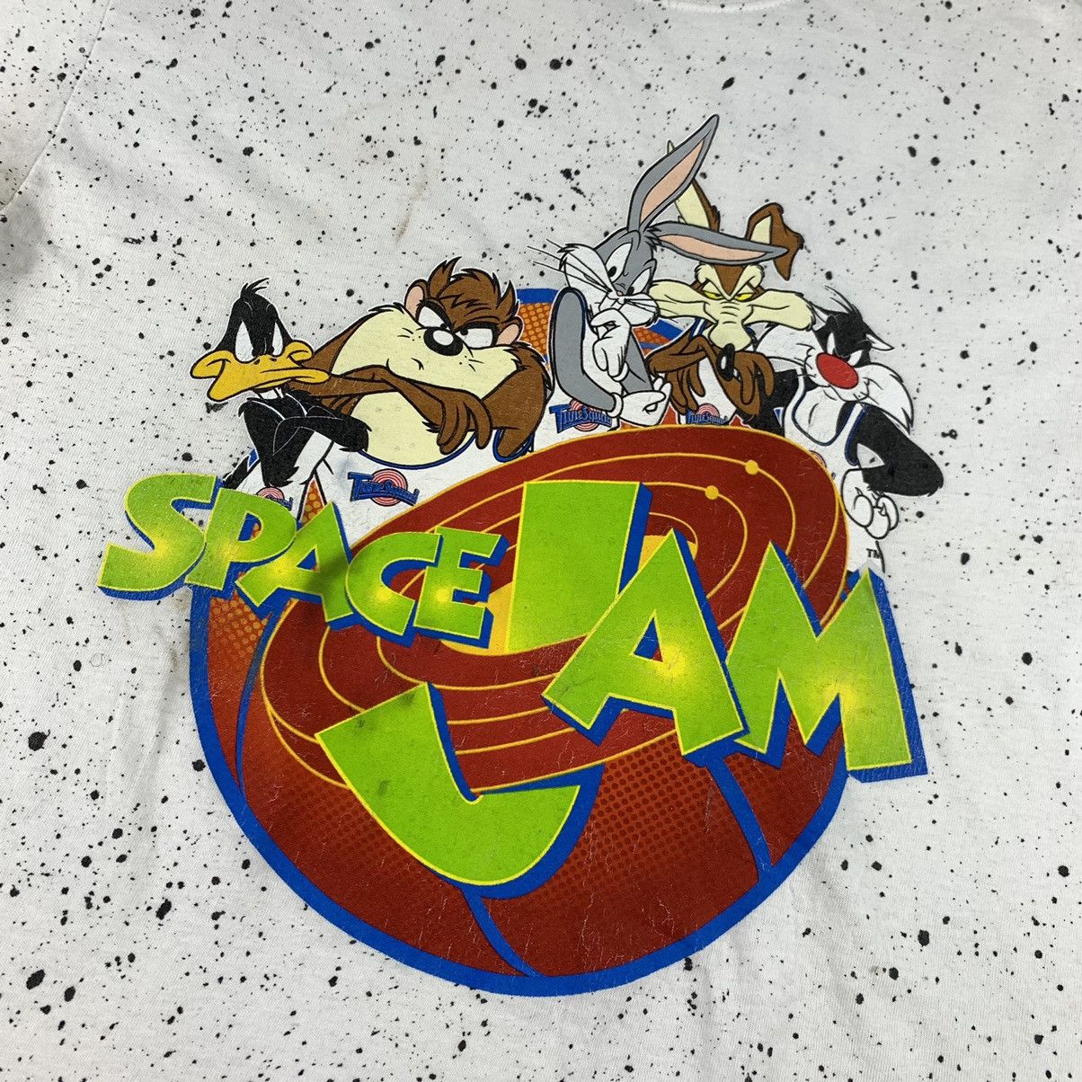Cartoon Network × NBA × Vintage Space Jam Looney Toons Cartoon Movie Full Print Shirt Size US M / EU 48-50 / 2 - 4 Thumbnail