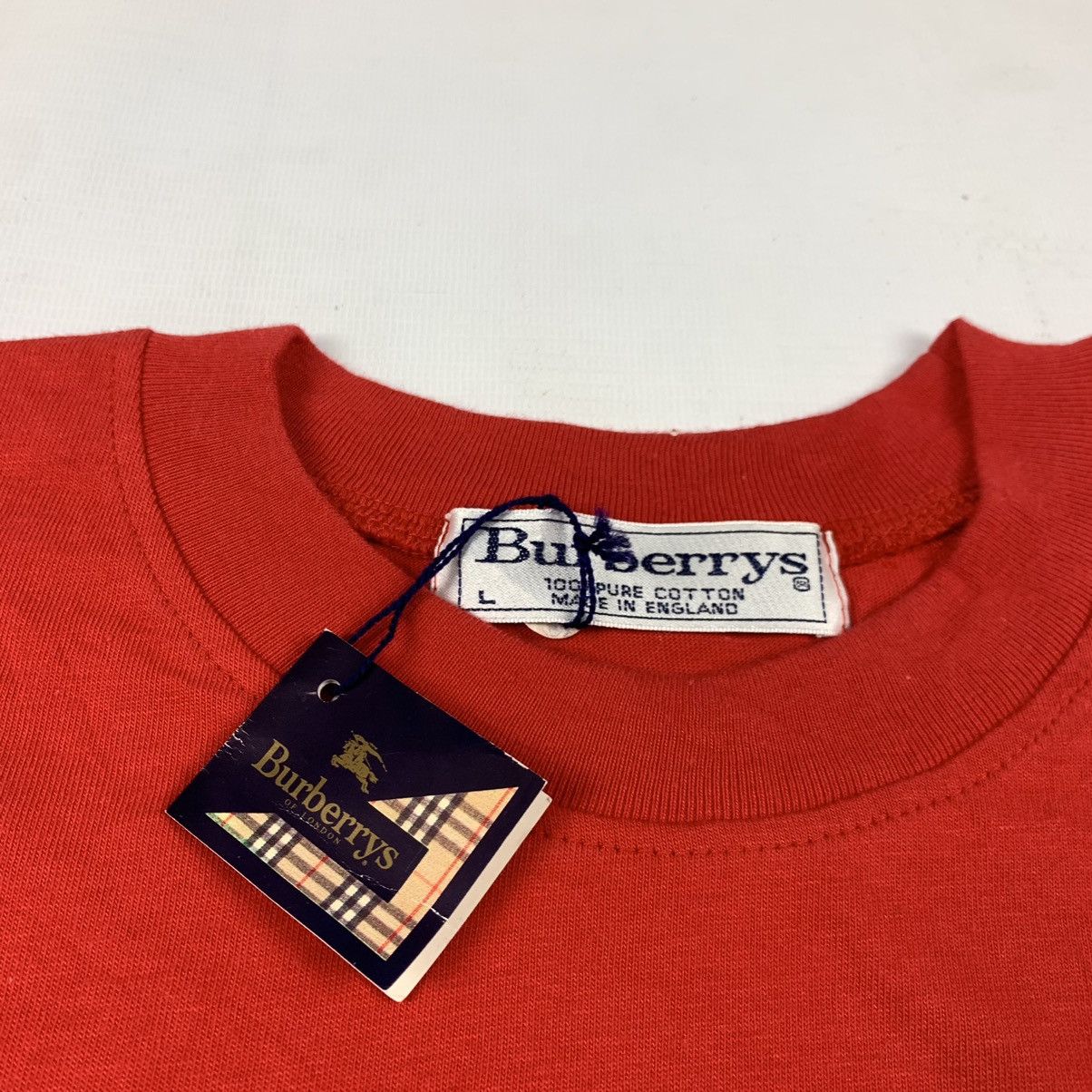 Burberry Vintage Deadstock Burberry Shirt Size US L / EU 52-54 / 3 - 9 Thumbnail