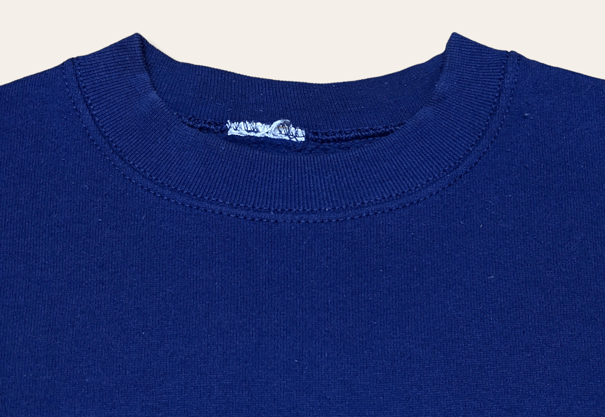 Russell Athletic × Unsound Rags × Vintage Vintage 80s 90s Dark Blue Essential Blank Sweatshirt Size US L / EU 52-54 / 3 - 7 Thumbnail
