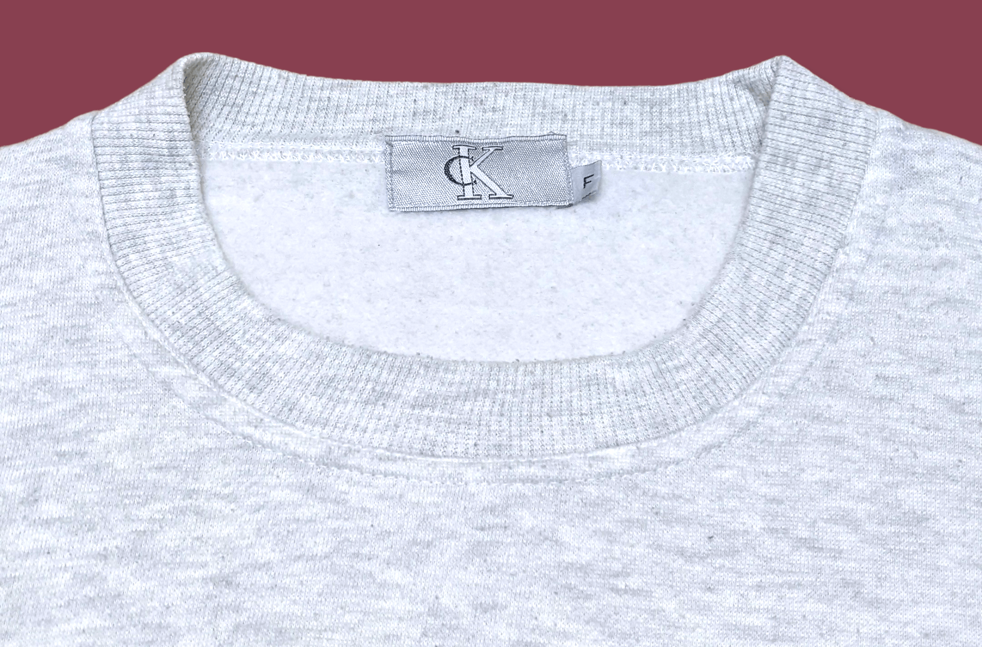 Calvin Klein × Vintage Vintage 90s Calvin Klein Logo Embroidered Sweatshirt Size US L / EU 52-54 / 3 - 7 Thumbnail