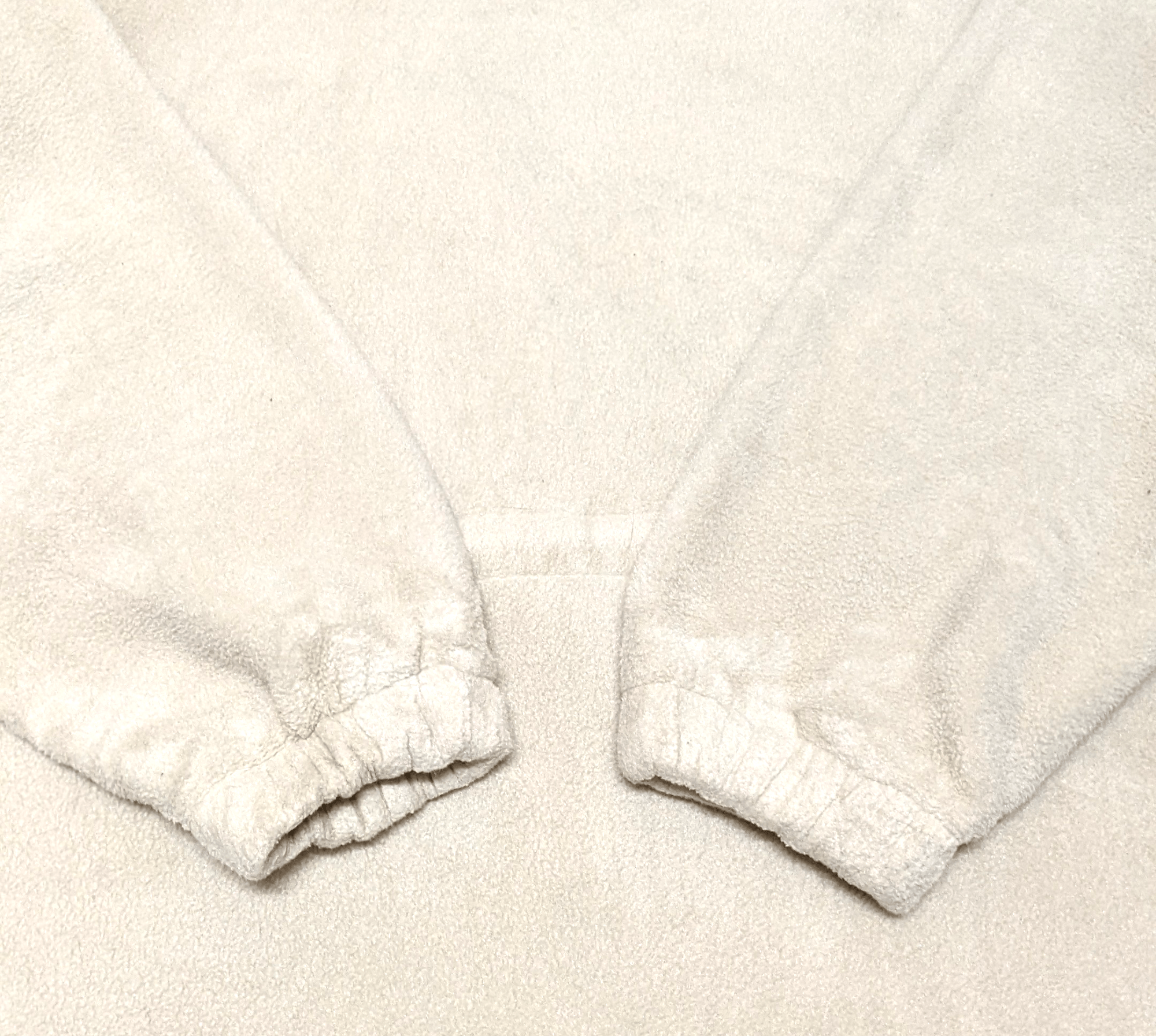L.L. Bean × Vintage Vintage LL Bean White Cream Hooded Fleece Jacket Size US M / EU 48-50 / 2 - 9 Thumbnail
