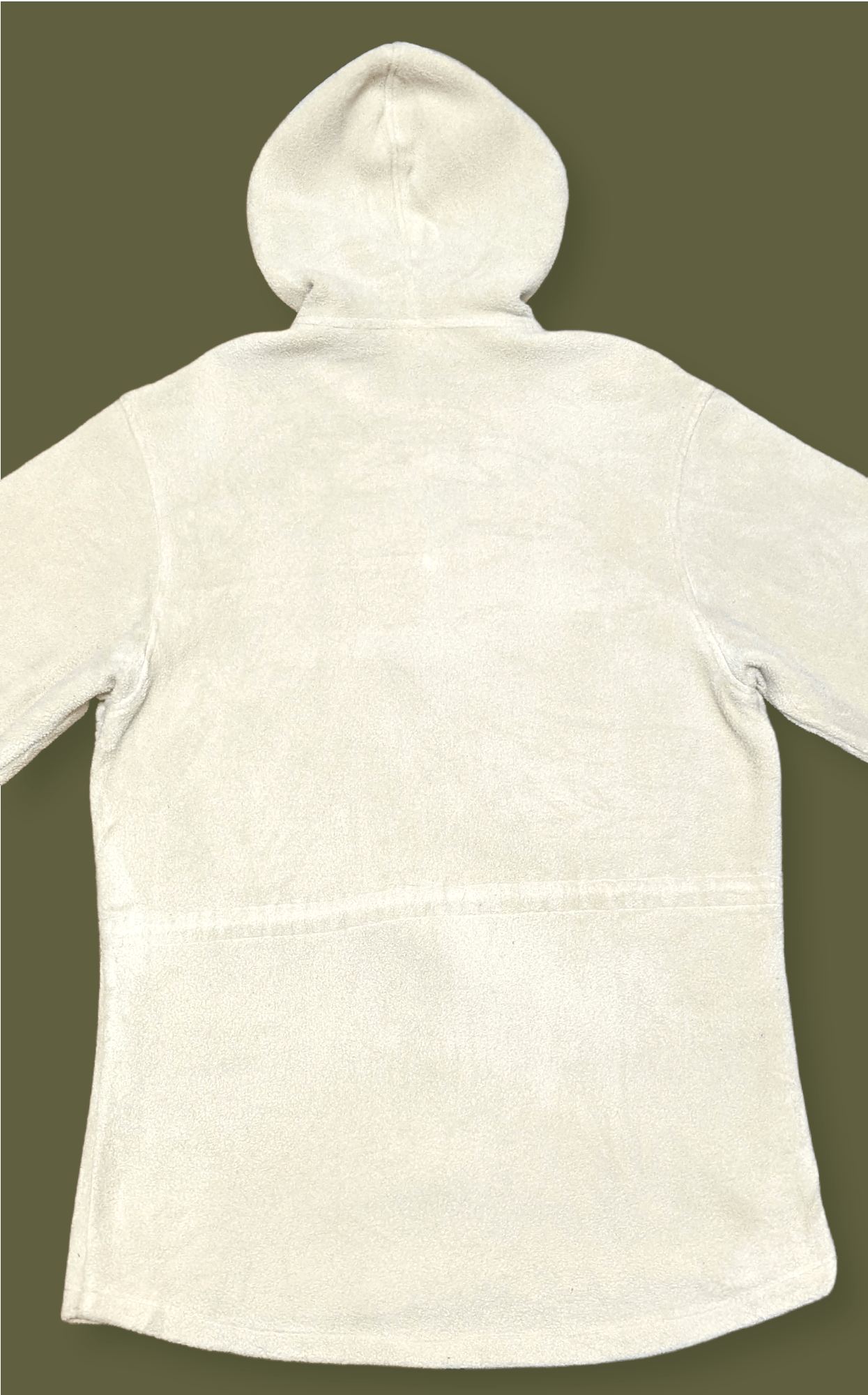L.L. Bean × Vintage Vintage LL Bean White Cream Hooded Fleece Jacket Size US M / EU 48-50 / 2 - 5 Thumbnail