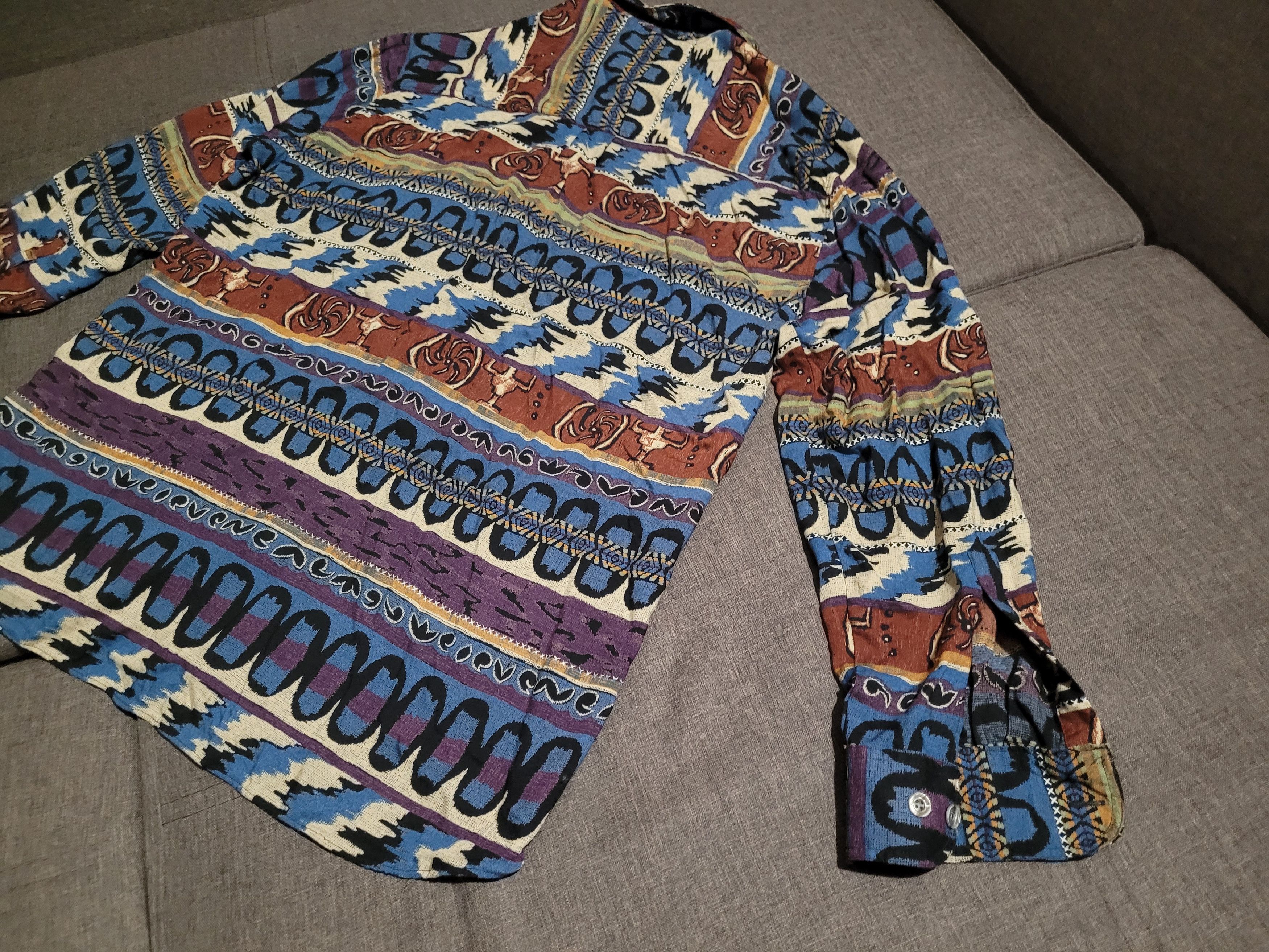 Japanese Brand Vintage shirt Club Domingo viscose Size US L / EU 52-54 / 3 - 10 Thumbnail