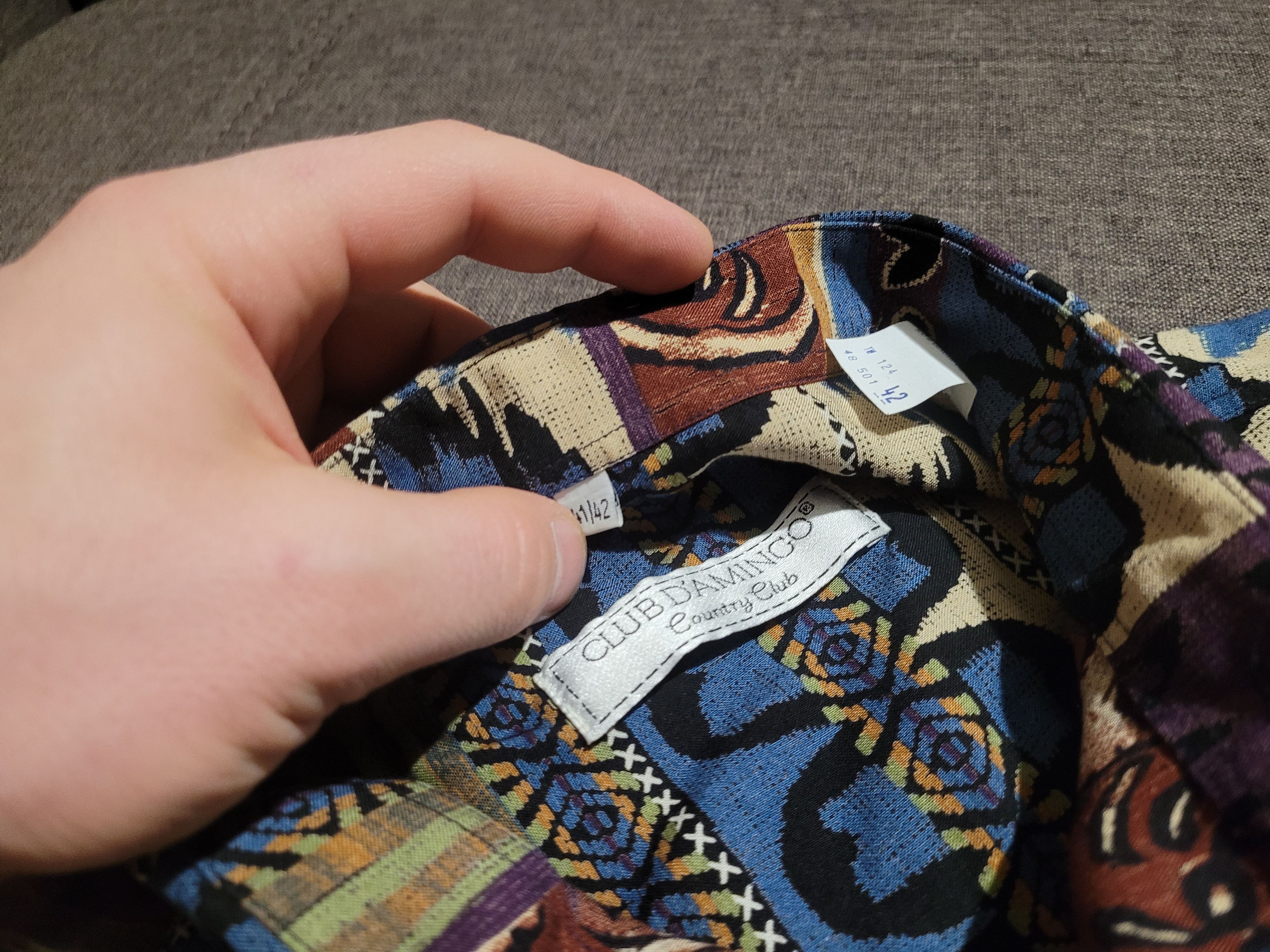 Japanese Brand Vintage shirt Club Domingo viscose Size US L / EU 52-54 / 3 - 4 Thumbnail