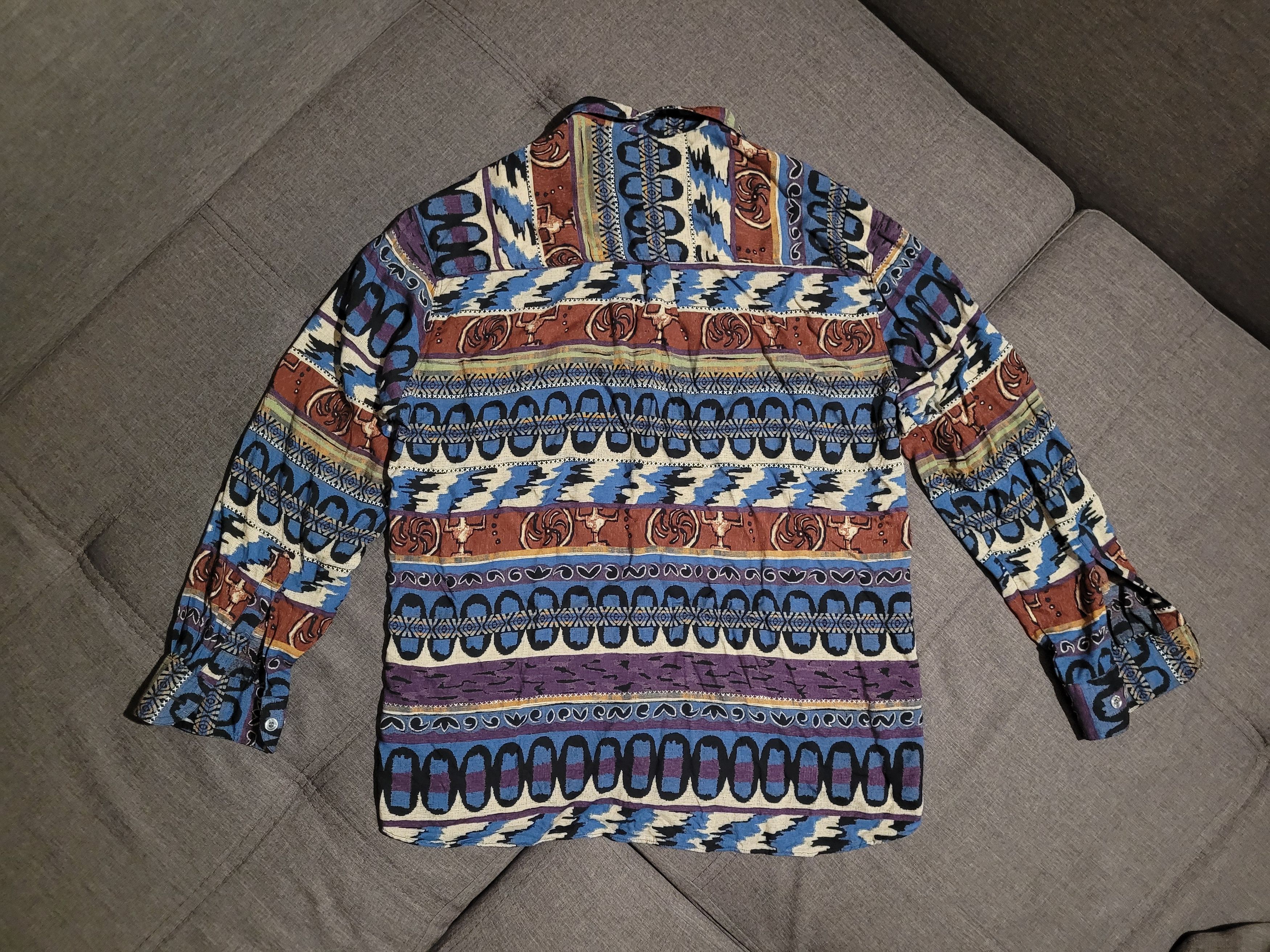 Japanese Brand Vintage shirt Club Domingo viscose Size US L / EU 52-54 / 3 - 8 Thumbnail