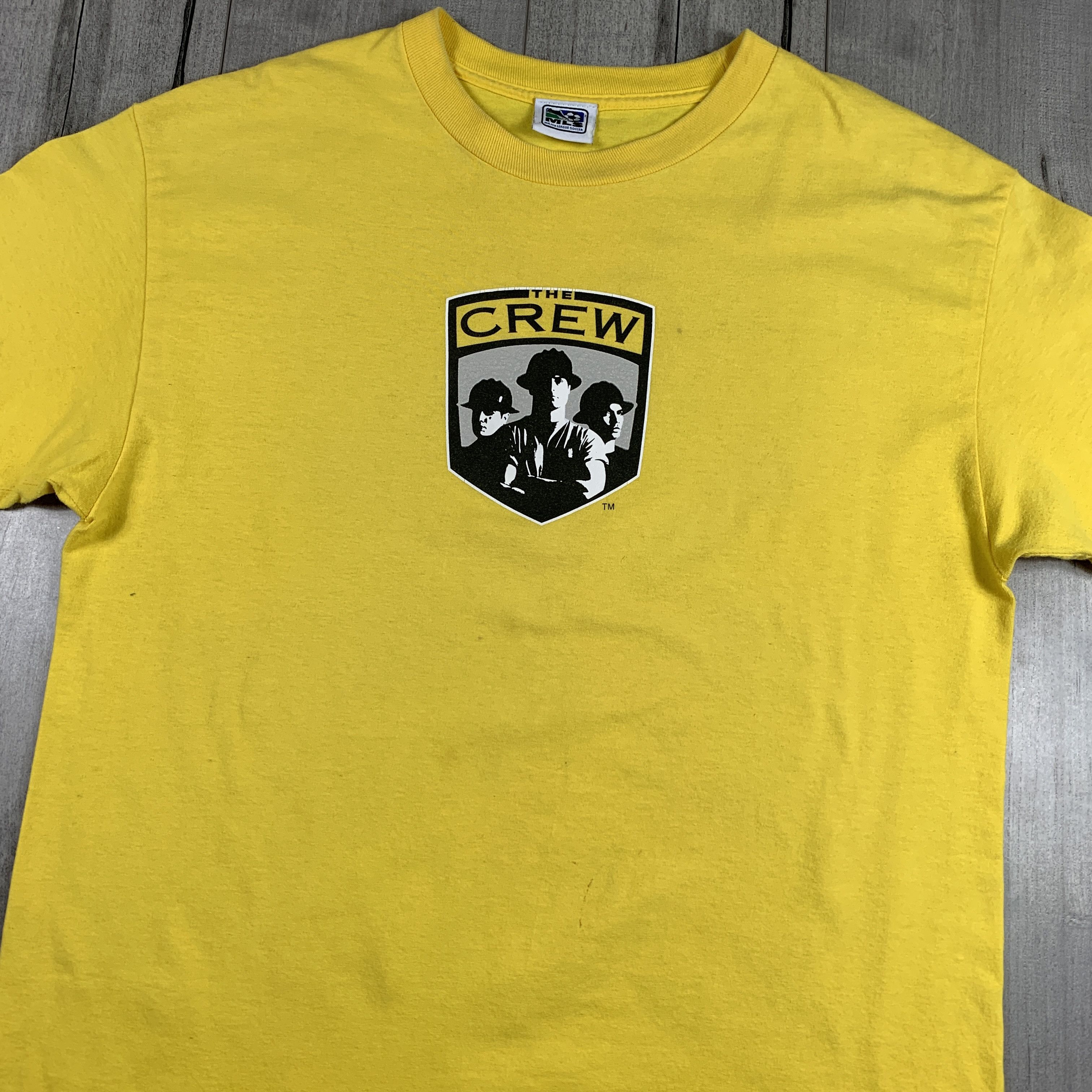 Vintage 1998 Columbus Crew MLS Soccer Front/Back Print T-Shirt 