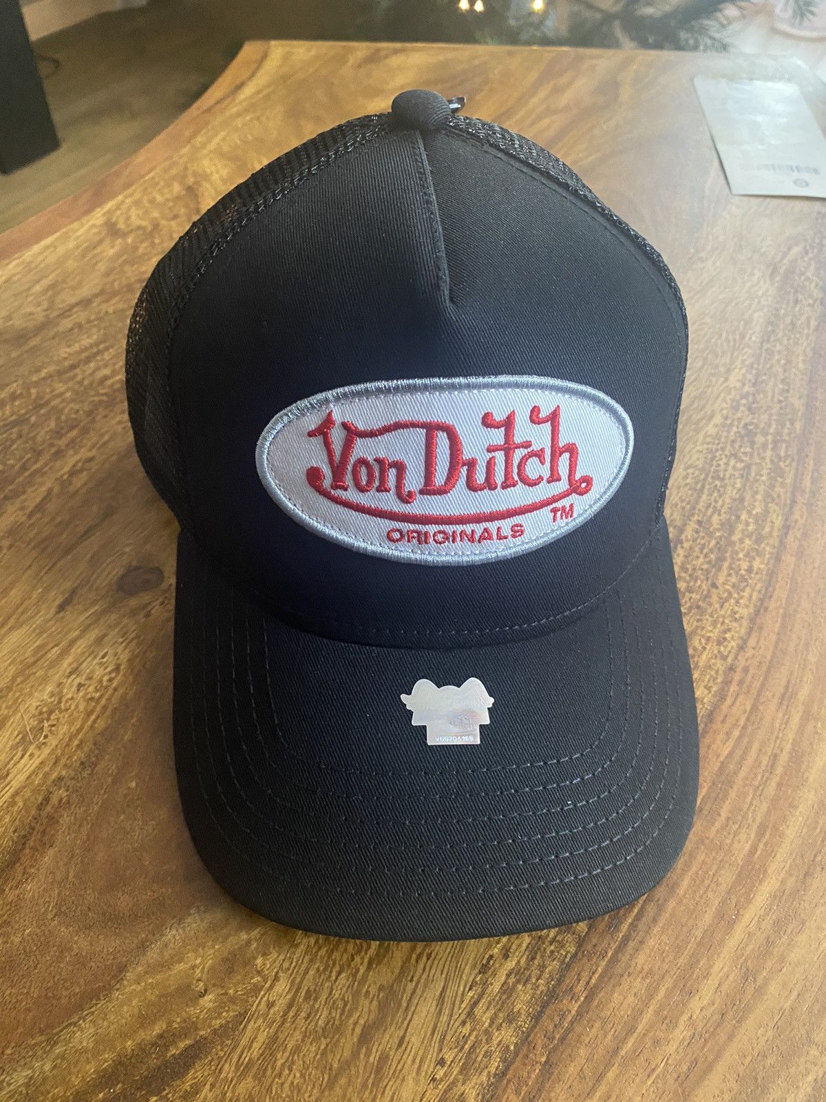 New Trucker Hat Cap Von Dutch Rare Black