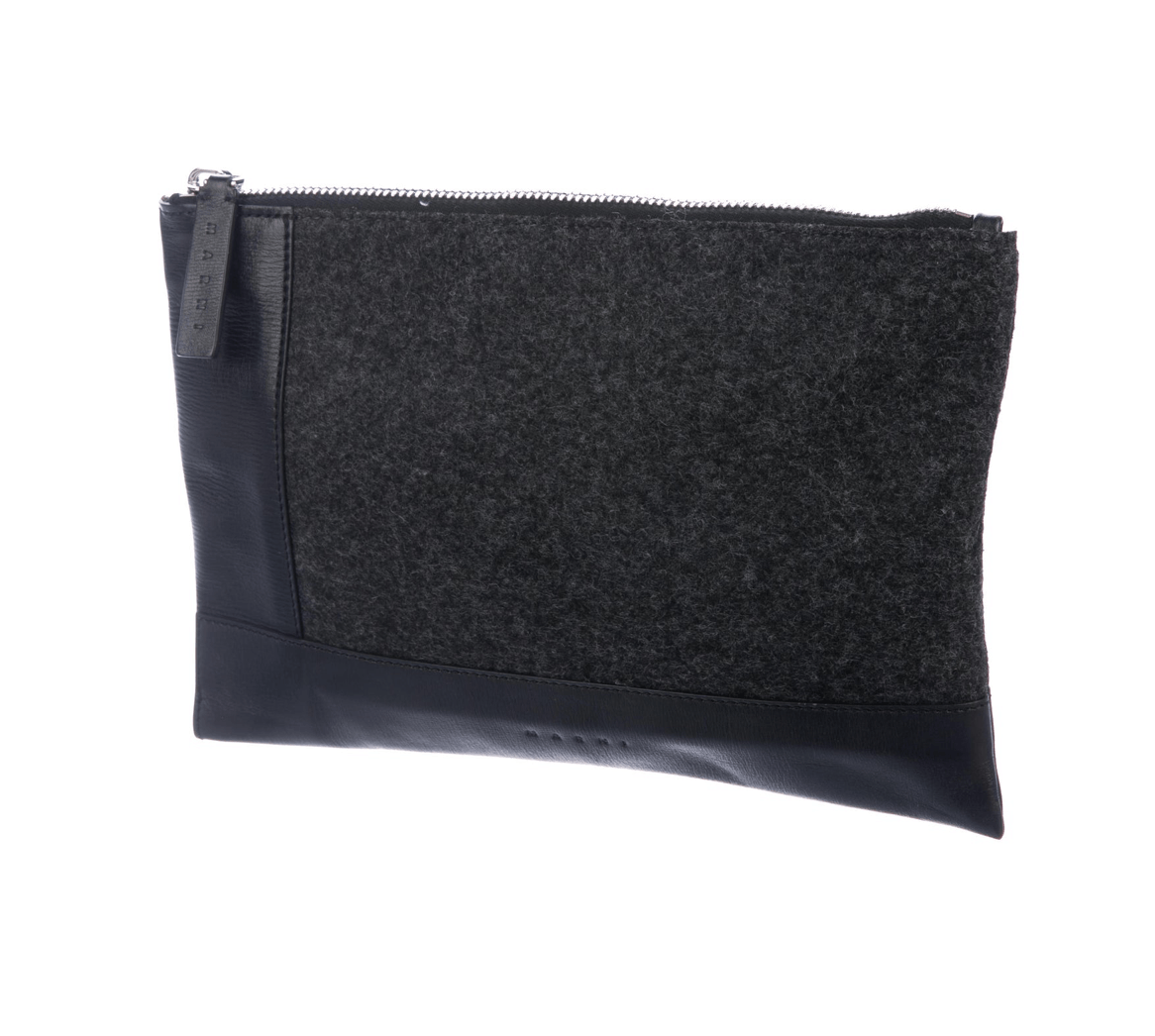 Marni Marni Wool and Leather Pouch Size ONE SIZE - 1 Thumbnail