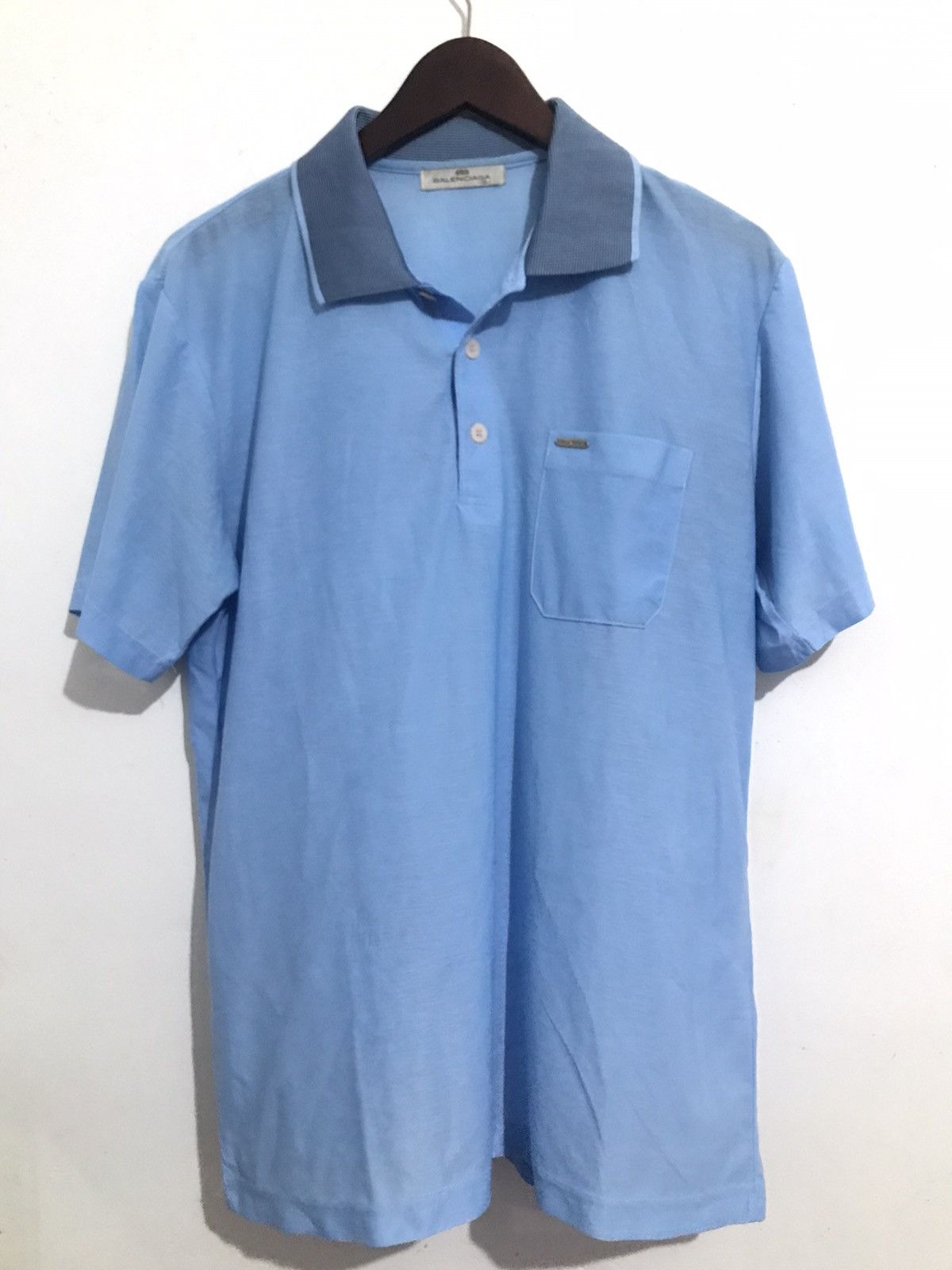 Balenciaga Polo Burgundy Silk
