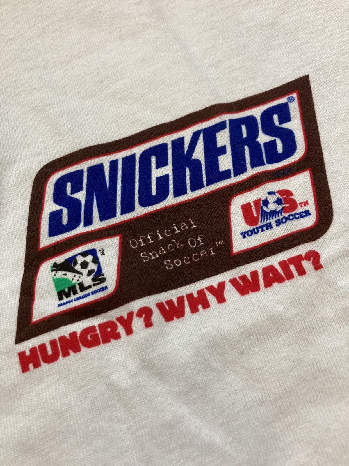 Vintage Snickers x MLS promo tee Size US L / EU 52-54 / 3 - 3 Thumbnail