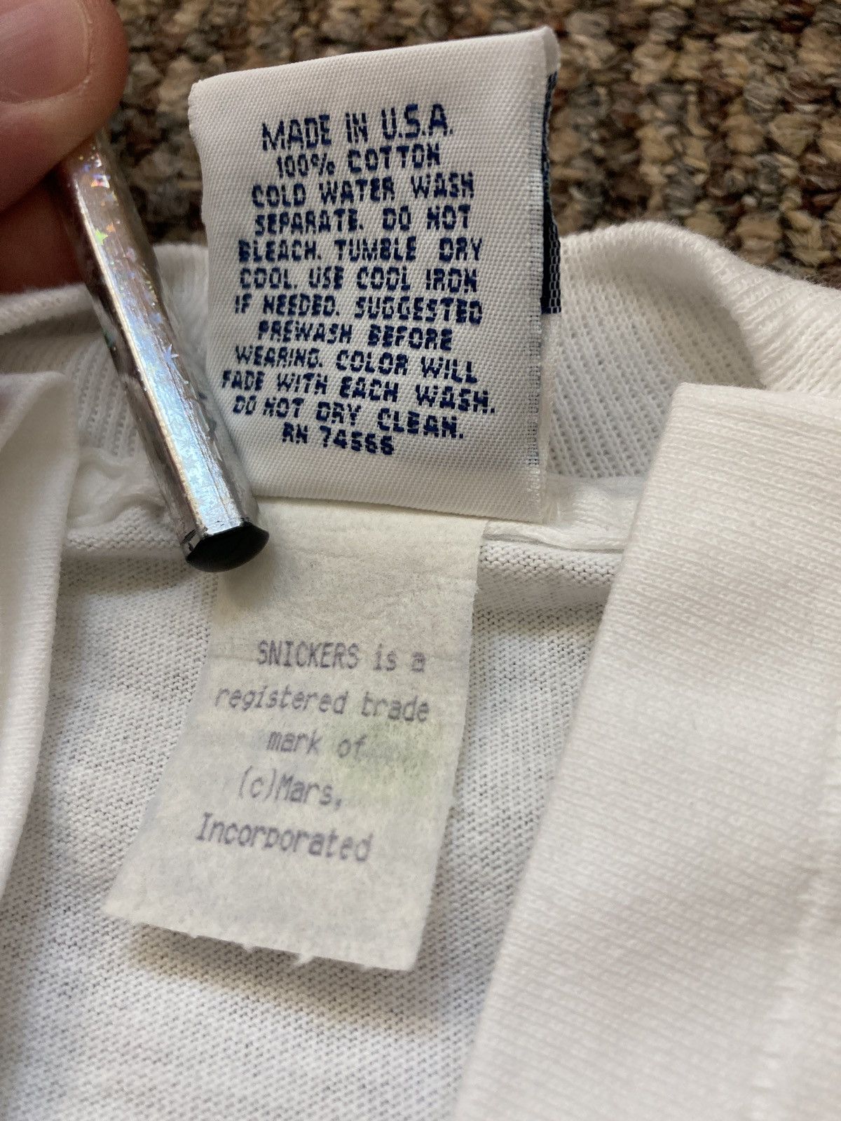 Vintage Snickers x MLS promo tee Size US L / EU 52-54 / 3 - 6 Thumbnail