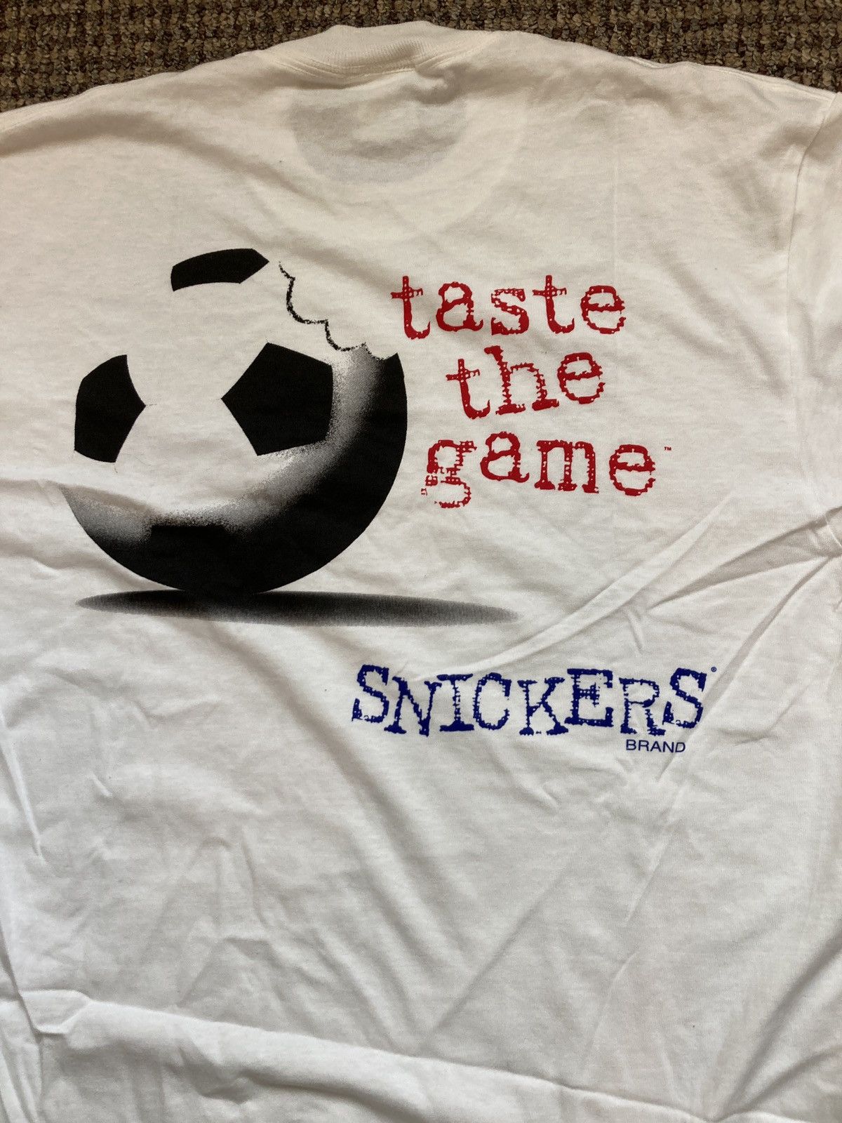 Vintage Snickers x MLS promo tee Size US L / EU 52-54 / 3 - 4 Thumbnail