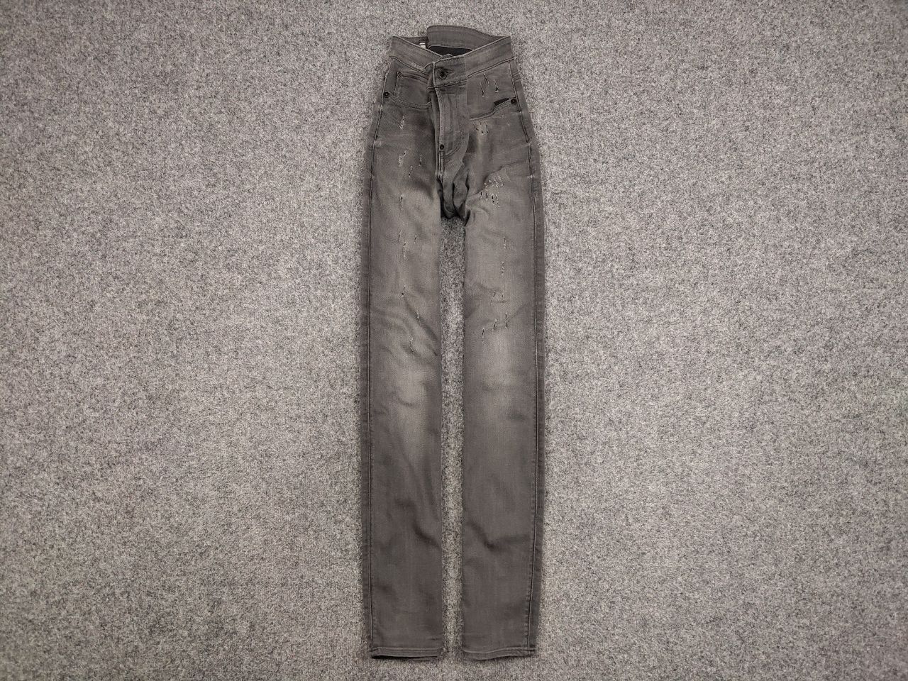 G-Star G Star Raw Revend Super Slim Distressed Denim Grey Jeans Size US 34 / EU 50 - 1 Thumbnail