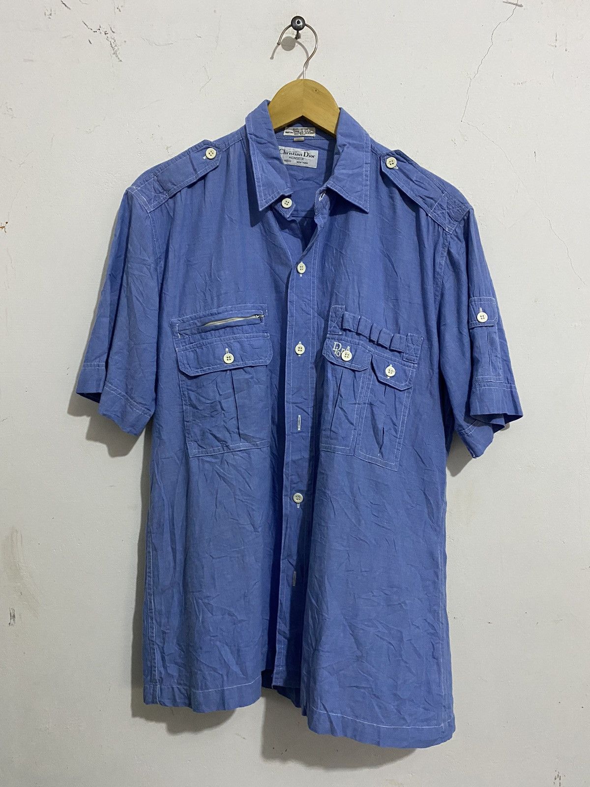 💸BINDINGOFFER💸Dior John Galliano Archive Workwear Shirt