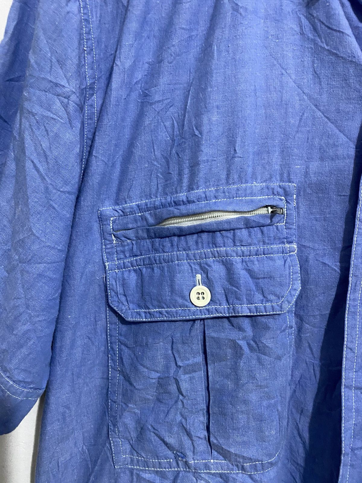 John Galliano 💸BINDINGOFFER💸Dior John Galliano Archive Workwear Shirt Size US M / EU 48-50 / 2 - 4 Thumbnail