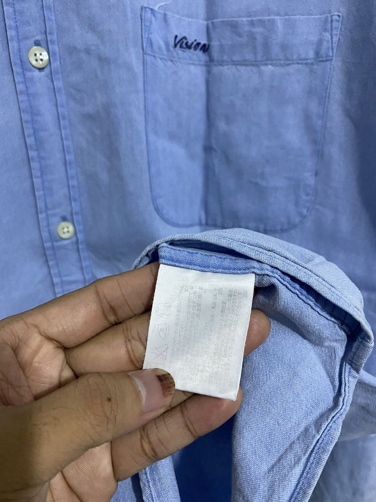 Issey Miyake 💸BINDINGOFFER💸Vision Street Wear Shirt Denim Skategang Size US XL / EU 56 / 4 - 4 Thumbnail