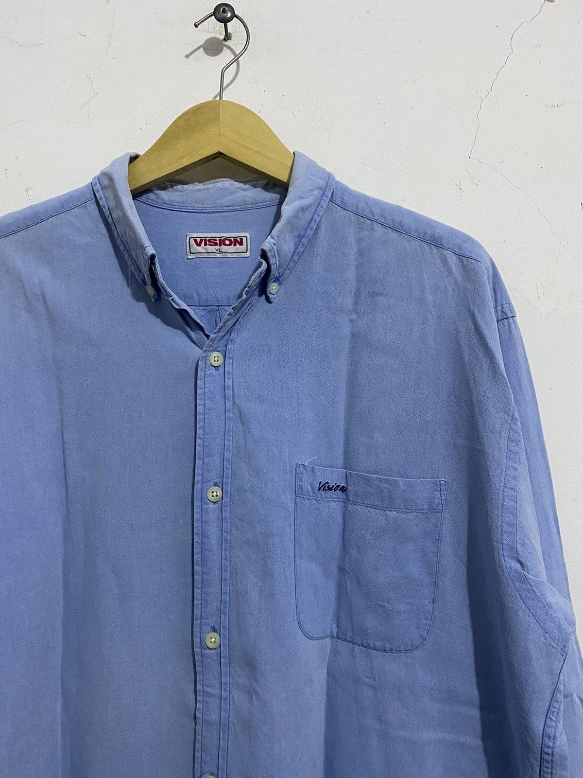 Issey Miyake 💸BINDINGOFFER💸Vision Street Wear Shirt Denim Skategang Size US XL / EU 56 / 4 - 2 Thumbnail