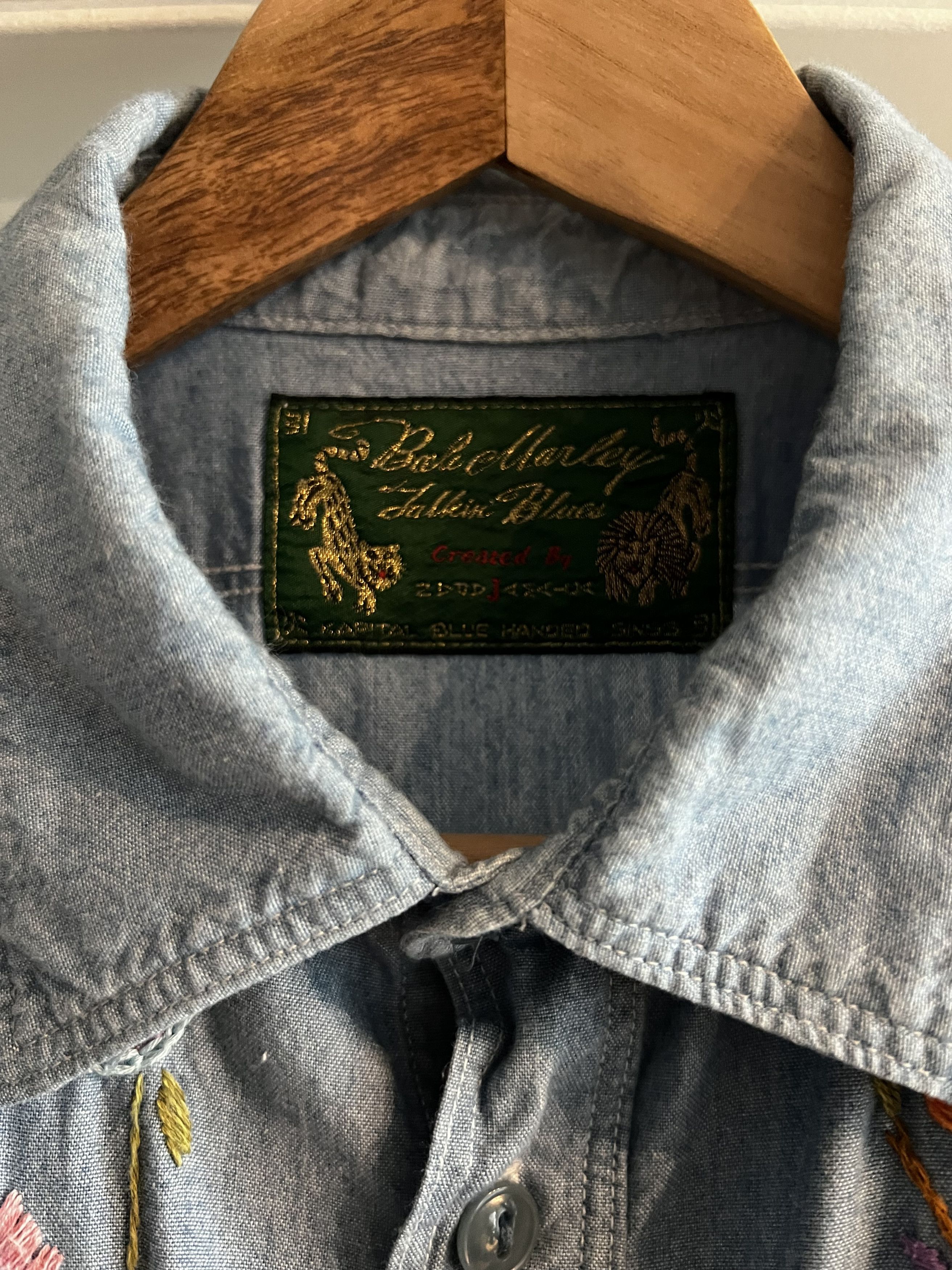 Kapital Bob Marley Embroidered Shirt Size US L / EU 52-54 / 3 - 7 Thumbnail