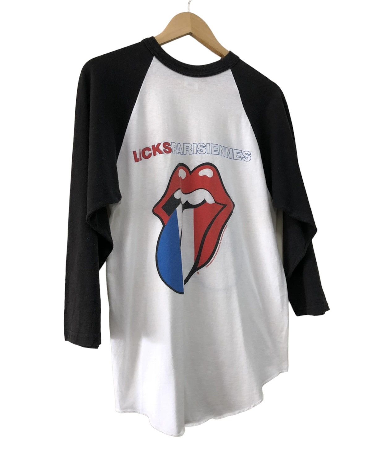 image of Augusta Sports Wear x The Rolling Stones Rolling Stone Licks Parisiennes Stones A L'olympia 3Q Tee 