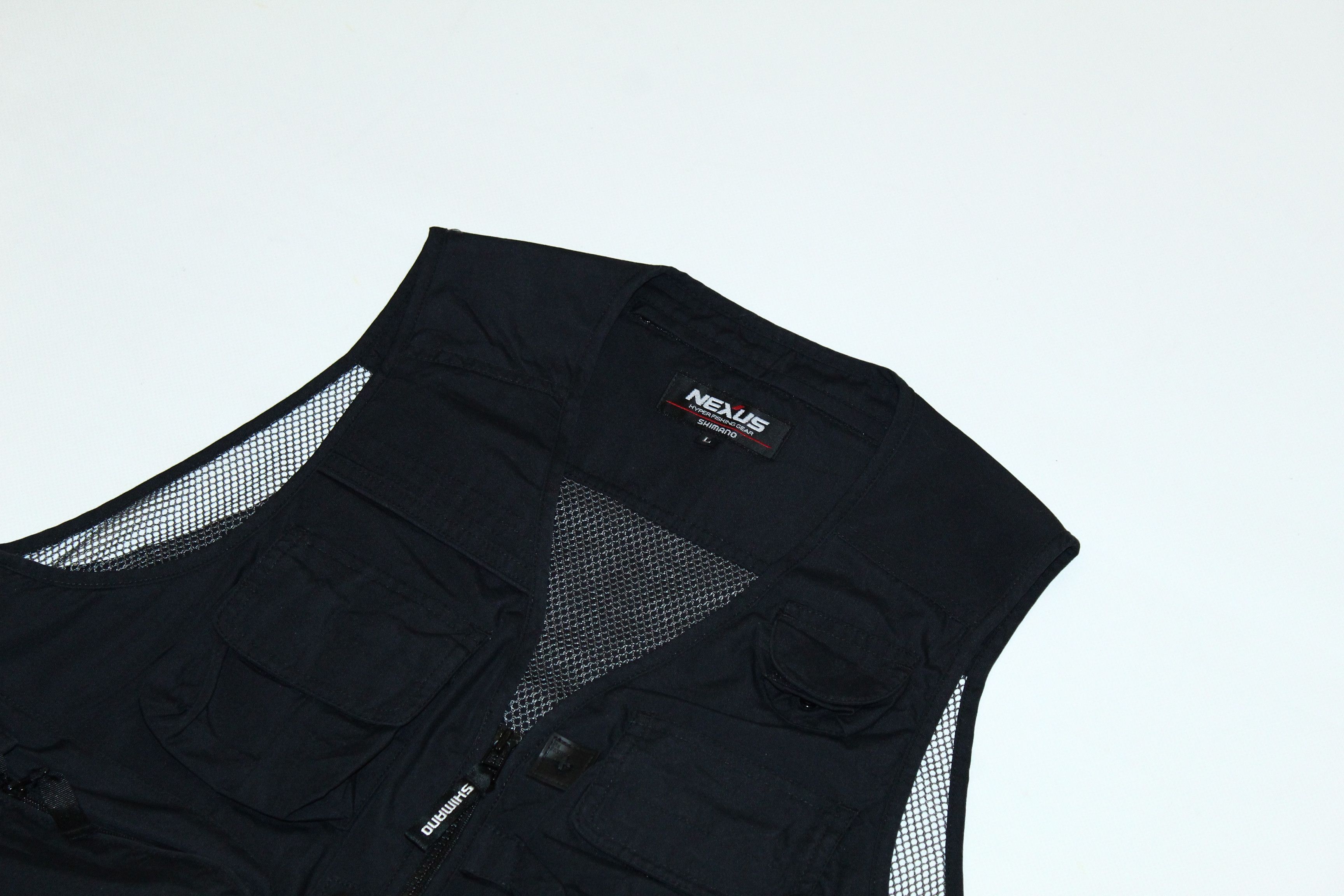 Japanese Brand Nexus Shimano Fishing Nice Decign Multipocket Utility Vest Size US L / EU 52-54 / 3 - 3 Thumbnail