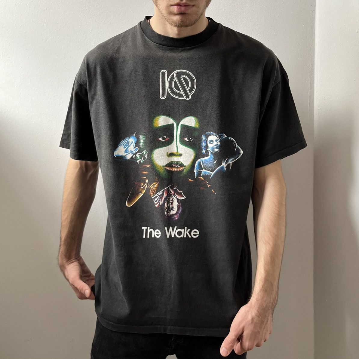 Band Tees × Vintage VINTAGE 90’S THE WAKE STUDIO ALBUM BY IQ T-SHIRT Size US XL / EU 56 / 4 - 3 Thumbnail