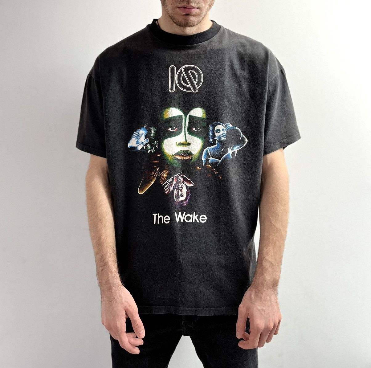 Band Tees × Vintage VINTAGE 90’S THE WAKE STUDIO ALBUM BY IQ T-SHIRT Size US XL / EU 56 / 4 - 1 Thumbnail
