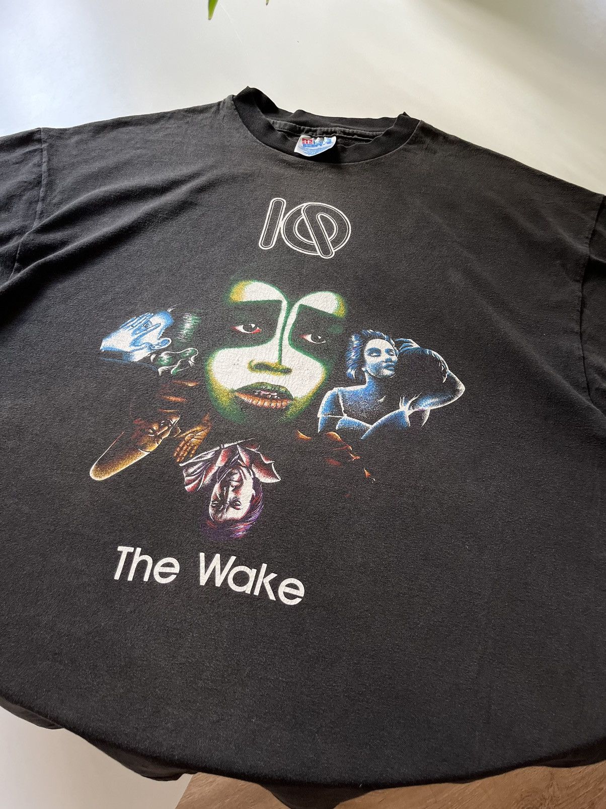Band Tees × Vintage VINTAGE 90’S THE WAKE STUDIO ALBUM BY IQ T-SHIRT Size US XL / EU 56 / 4 - 7 Thumbnail