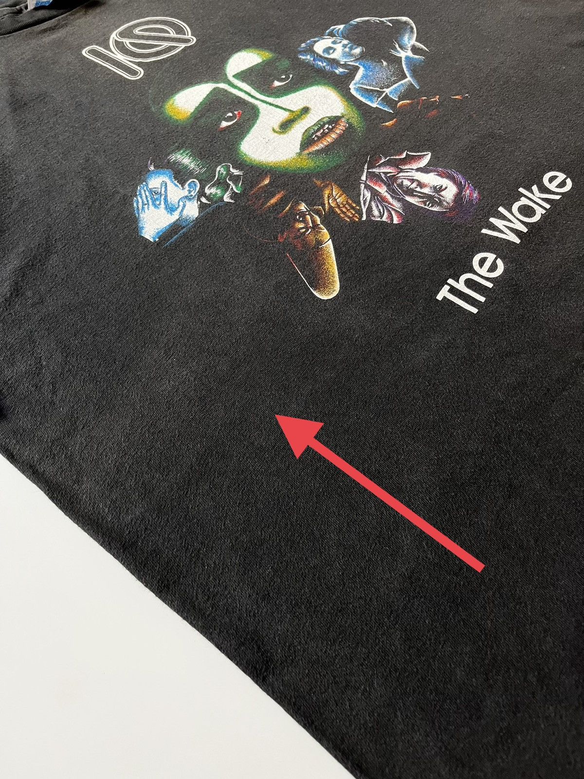 Band Tees × Vintage VINTAGE 90’S THE WAKE STUDIO ALBUM BY IQ T-SHIRT Size US XL / EU 56 / 4 - 9 Thumbnail