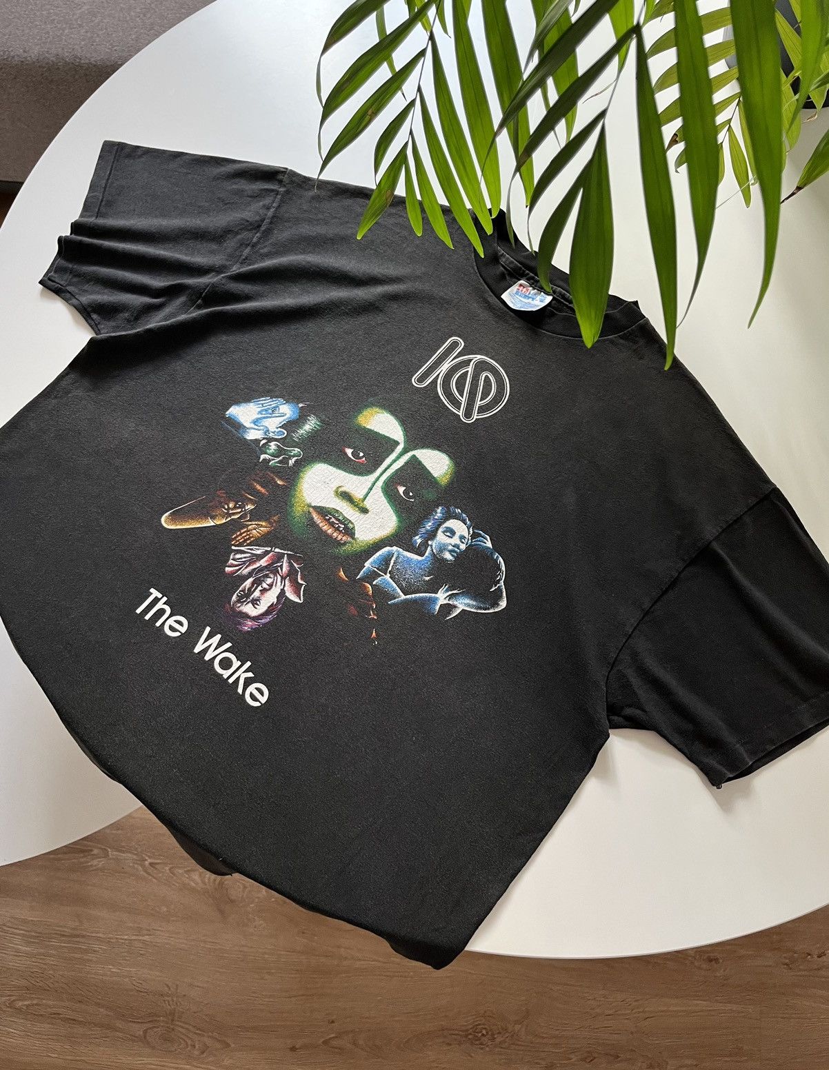 Band Tees × Vintage VINTAGE 90’S THE WAKE STUDIO ALBUM BY IQ T-SHIRT Size US XL / EU 56 / 4 - 6 Thumbnail
