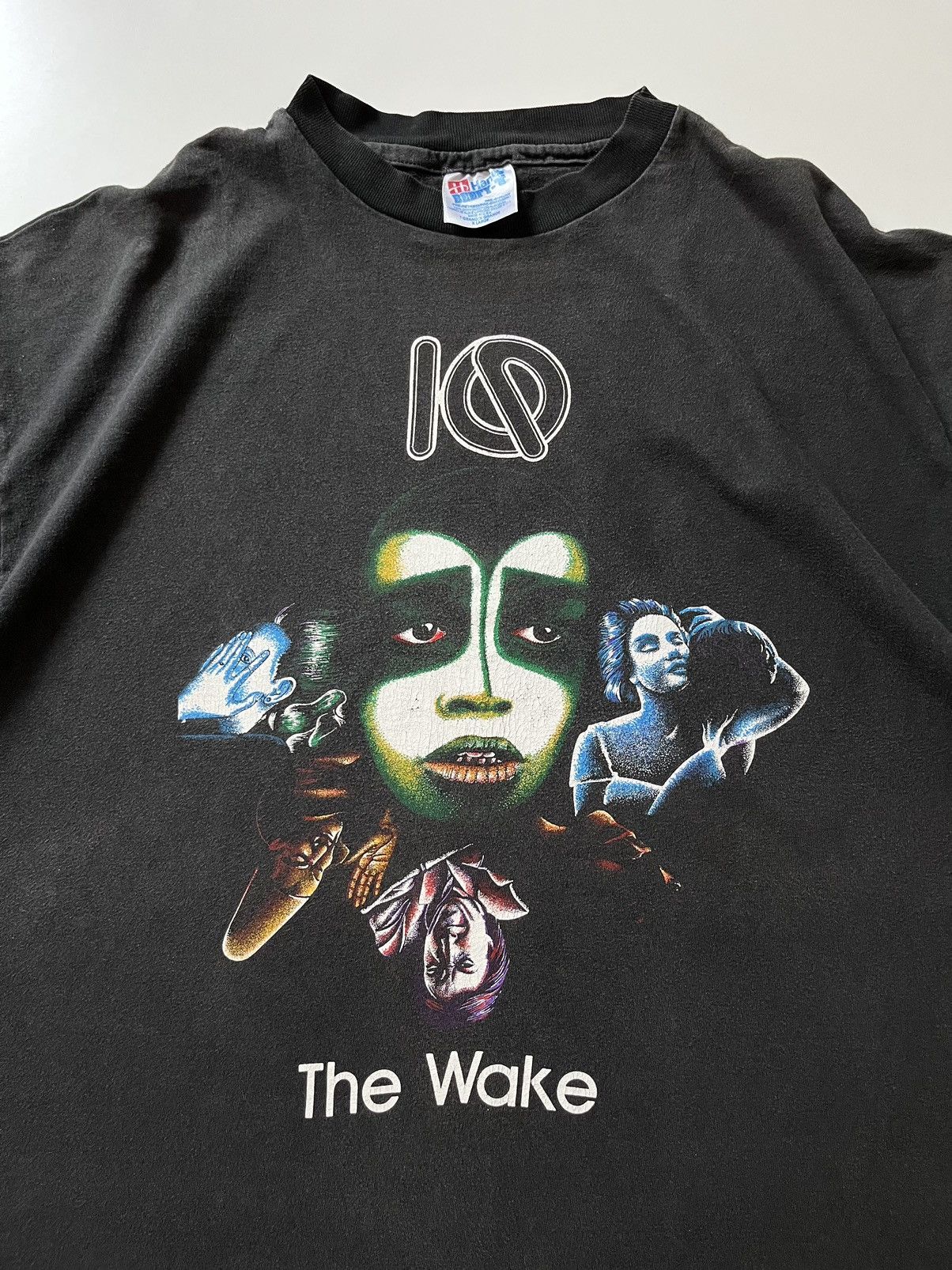 Band Tees × Vintage VINTAGE 90’S THE WAKE STUDIO ALBUM BY IQ T-SHIRT Size US XL / EU 56 / 4 - 8 Thumbnail