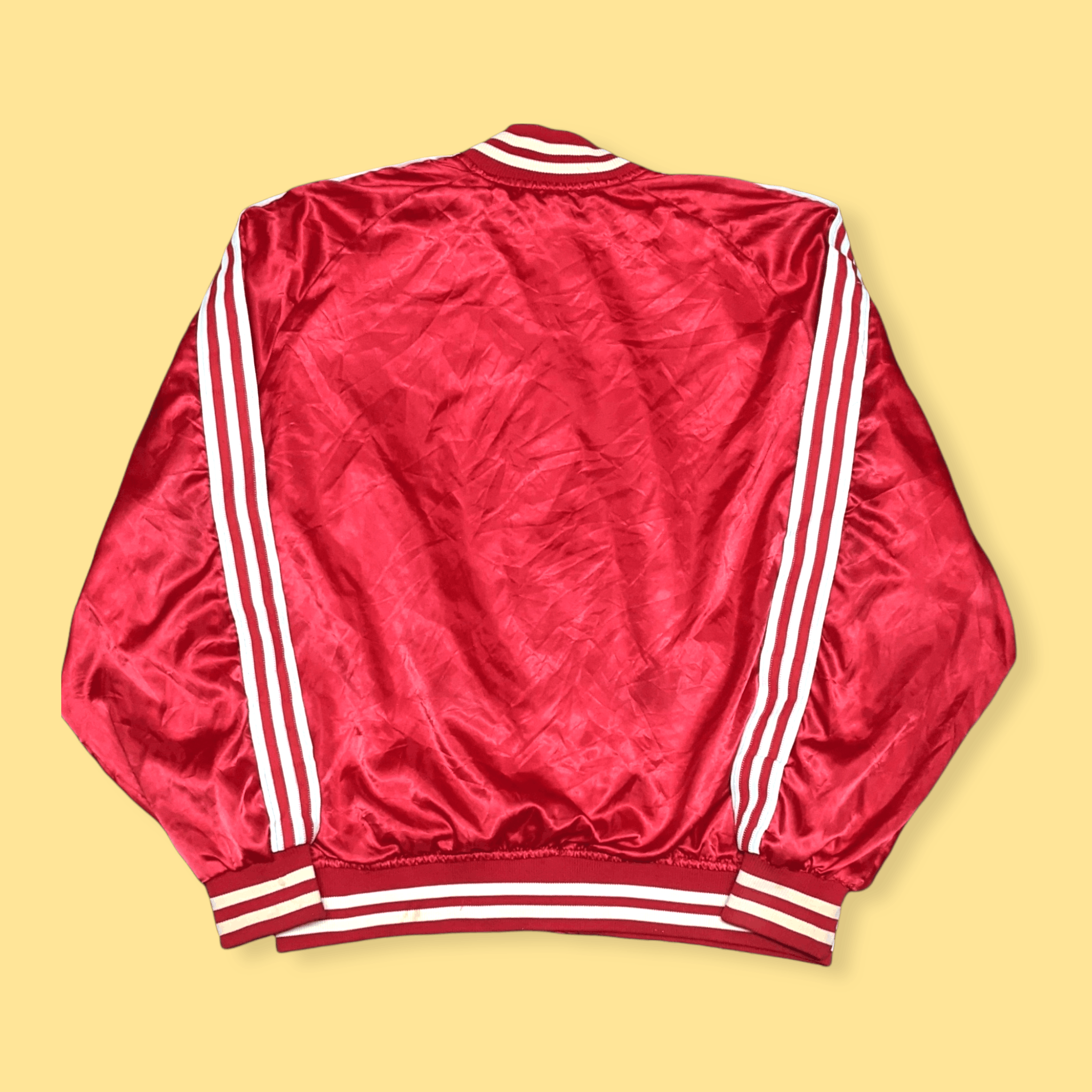 Vintage Vintage 70s Felco Union Made Satin Varsity Jacket Size US L / EU 52-54 / 3 - 3 Thumbnail