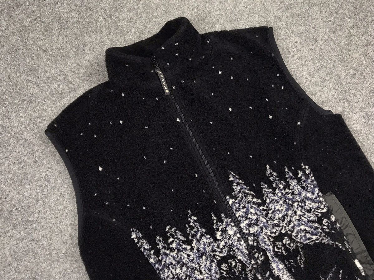 Japanese Brand 🐺 Wolf print fleece vest Size US S / EU 44-46 / 1 - 3 Thumbnail