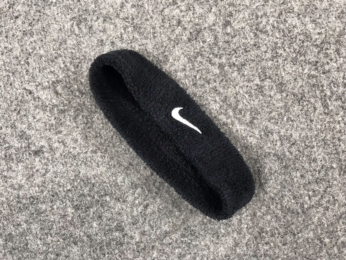 Nike Nike 00’s vintage y2k washed black headband Size ONE SIZE - 2 Thumbnail