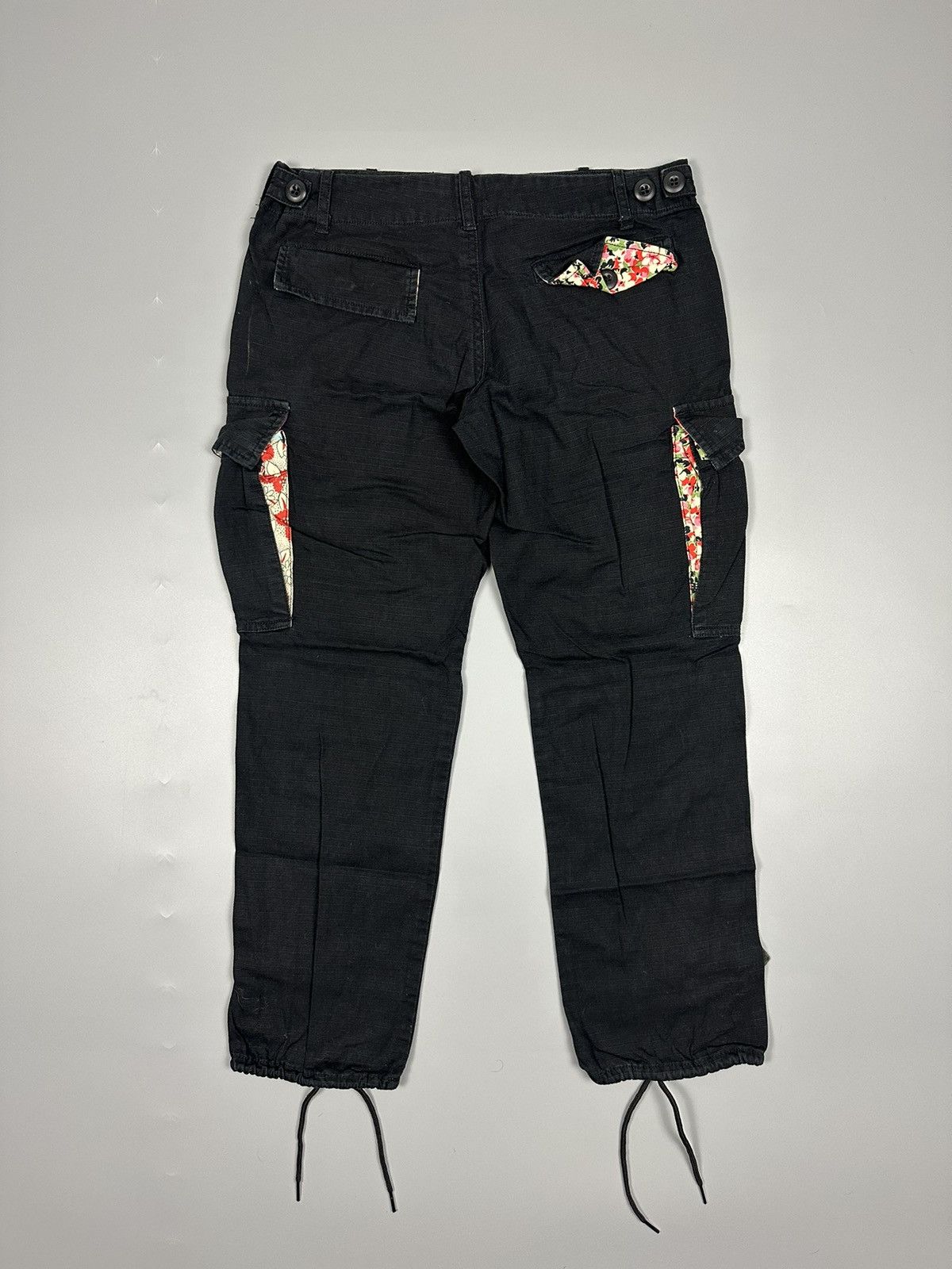Needles × Nepenthes Nepenthes New York Drawstring Hem Cargo Trouser Pants Size US 29 - 2 Thumbnail