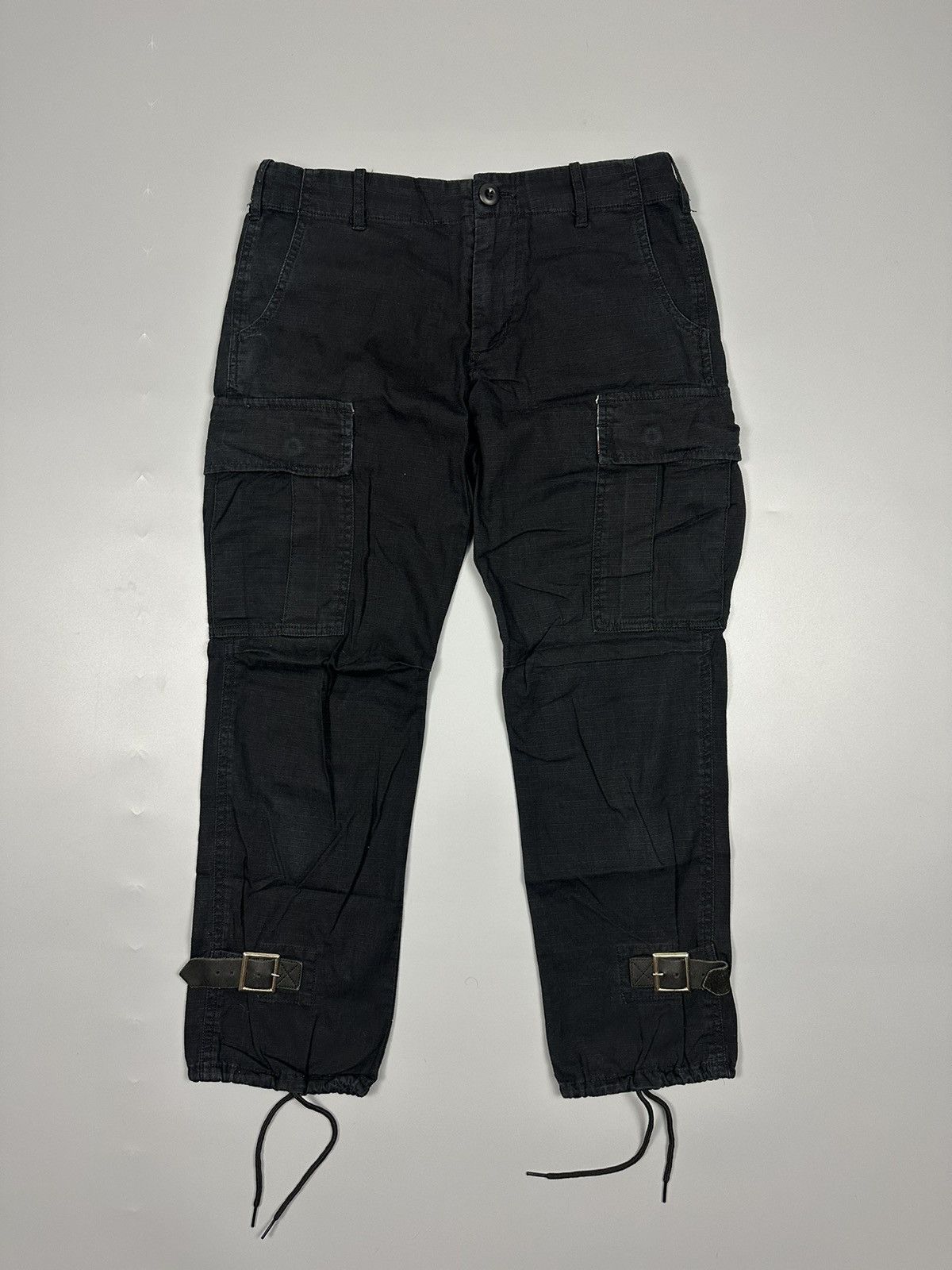 Needles × Nepenthes Nepenthes New York Drawstring Hem Cargo Trouser Pants Size US 29 - 1 Thumbnail