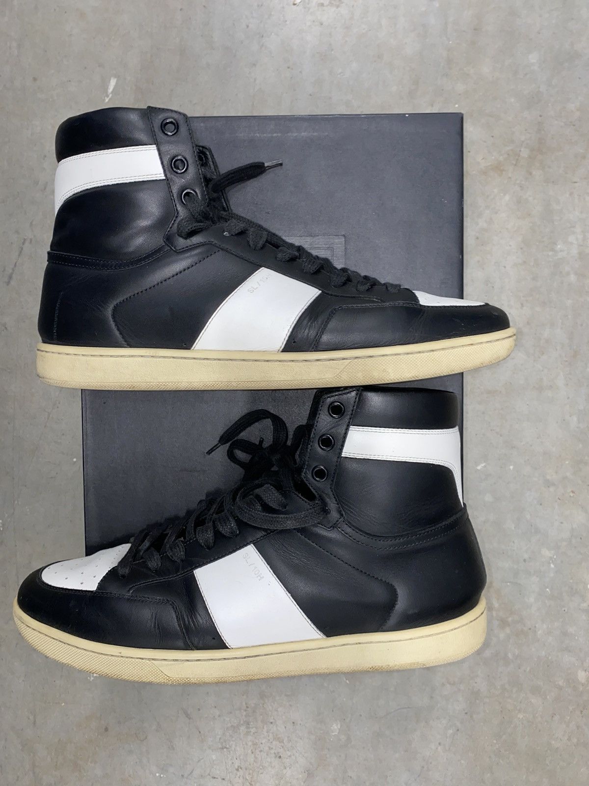 Saint Laurent Paris Saint Laurent high top sneakers | Grailed