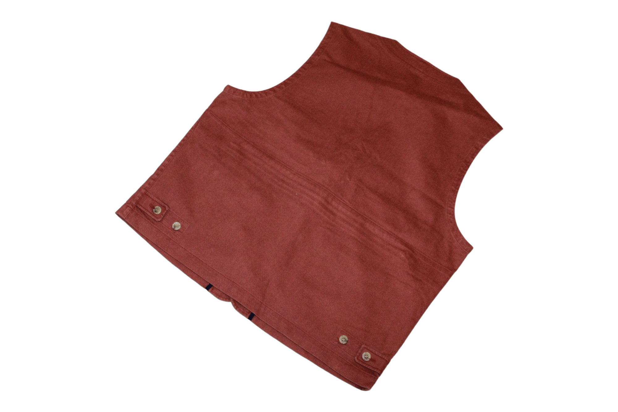 Japanese Brand VTG The Scotch House Utility Tracey Twill Denim Vest Size US L / EU 52-54 / 3 - 9 Thumbnail