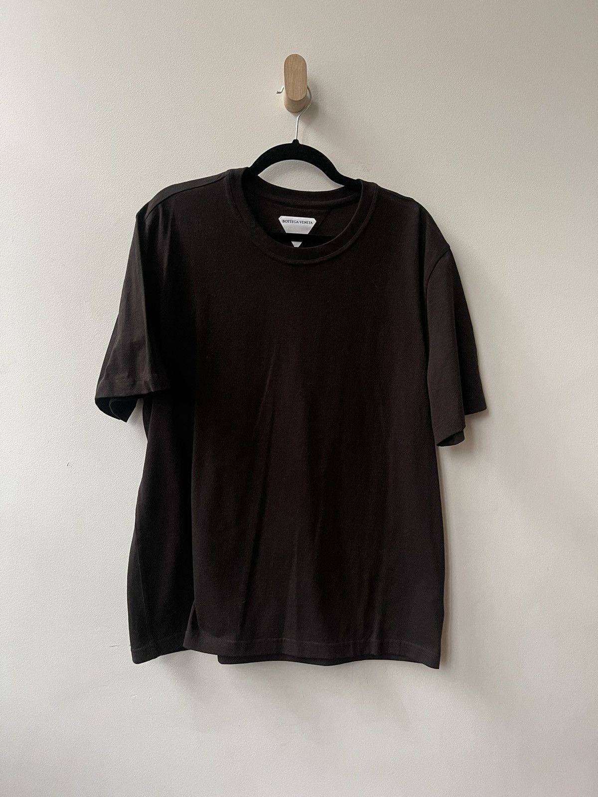 image of $550 Bottega Veneta Sunrise Daniel Lee Plain Tee in Brown, Men's (Size XL)