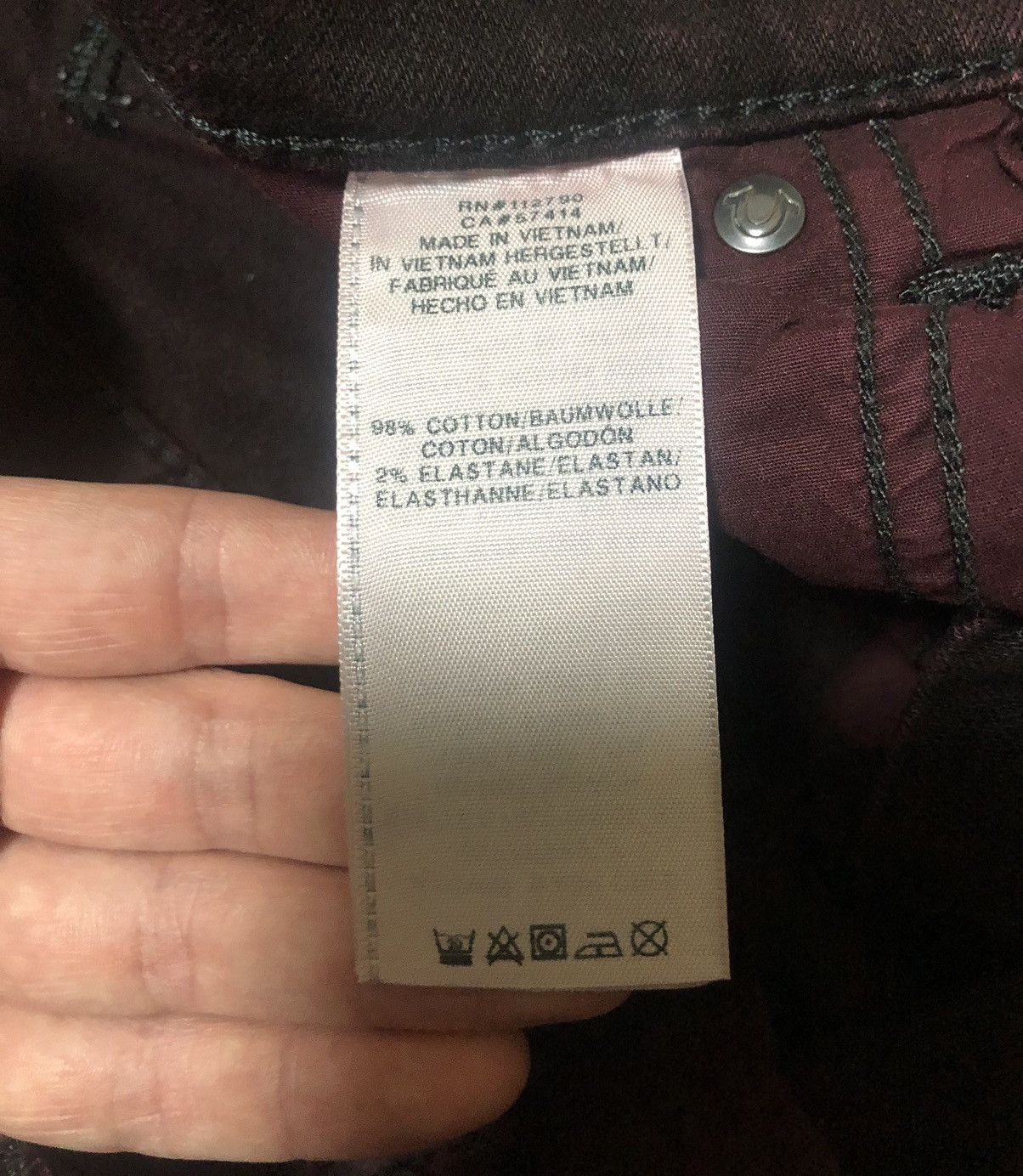 Other Vintage True Religion Moto Skinny Run Jeans Size US 31 - 11 Thumbnail