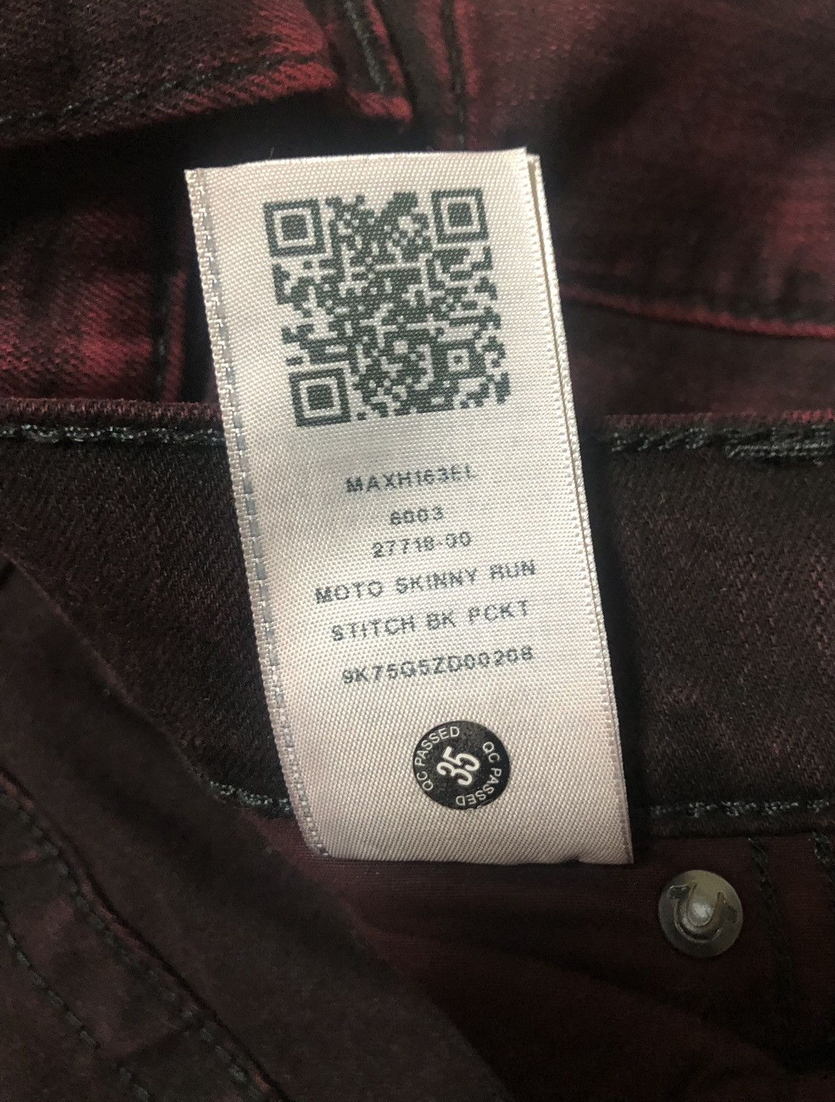 Other Vintage True Religion Moto Skinny Run Jeans Size US 31 - 12 Thumbnail