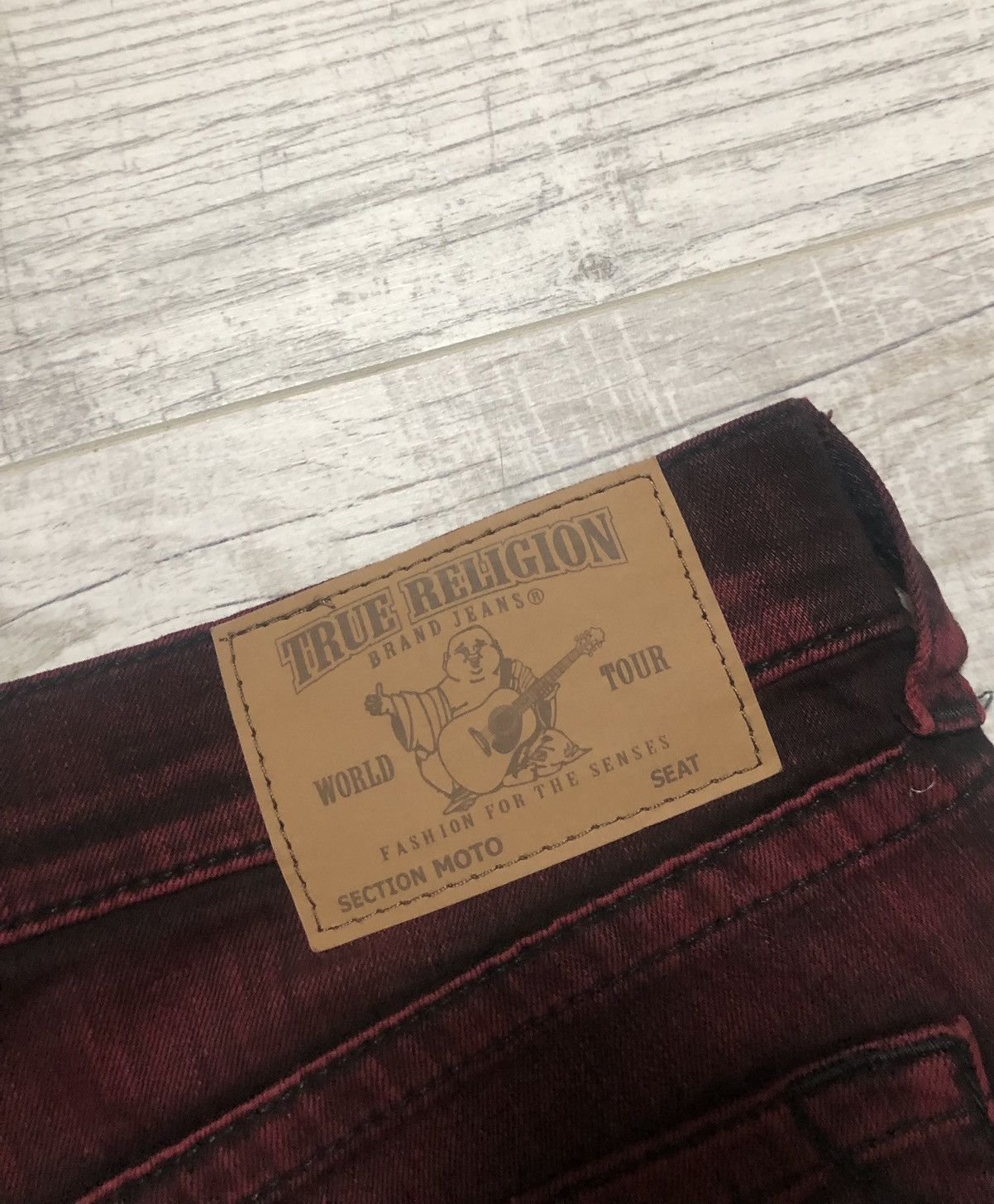 Other Vintage True Religion Moto Skinny Run Jeans Size US 31 - 14 Thumbnail