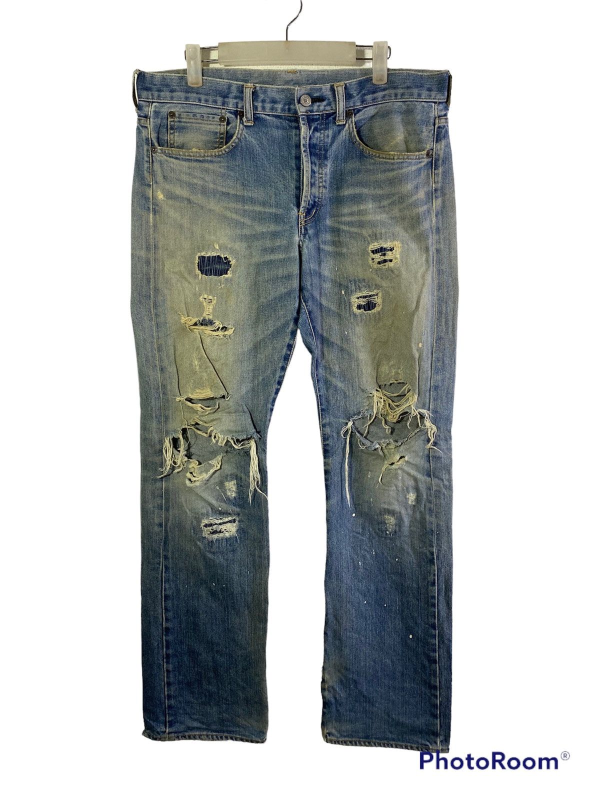 takeo kikuchi distressed denime
