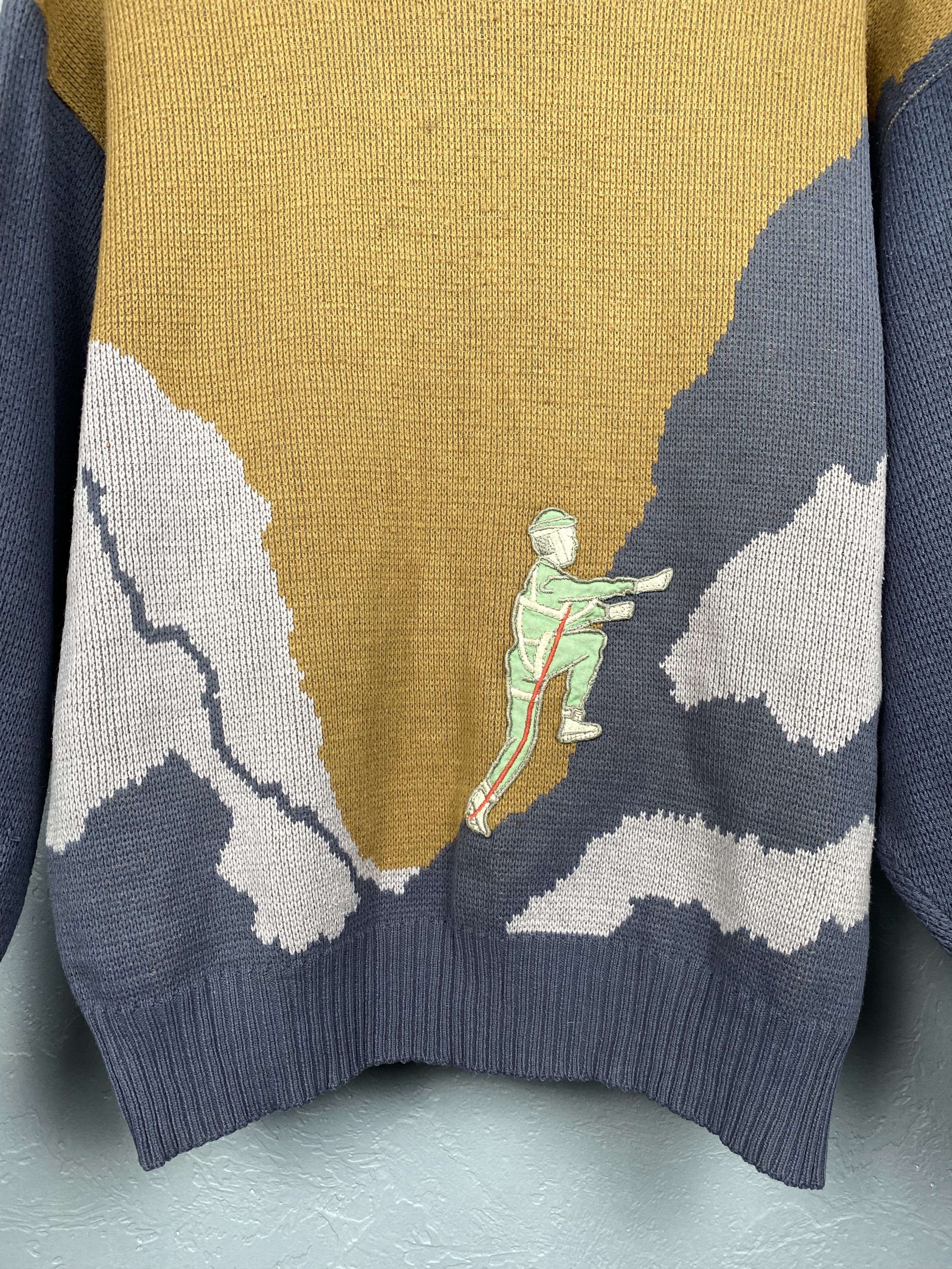 Vintage Vintage Crewneck Hiking Print Oversized Sweater Size US L / EU 52-54 / 3 - 3 Thumbnail