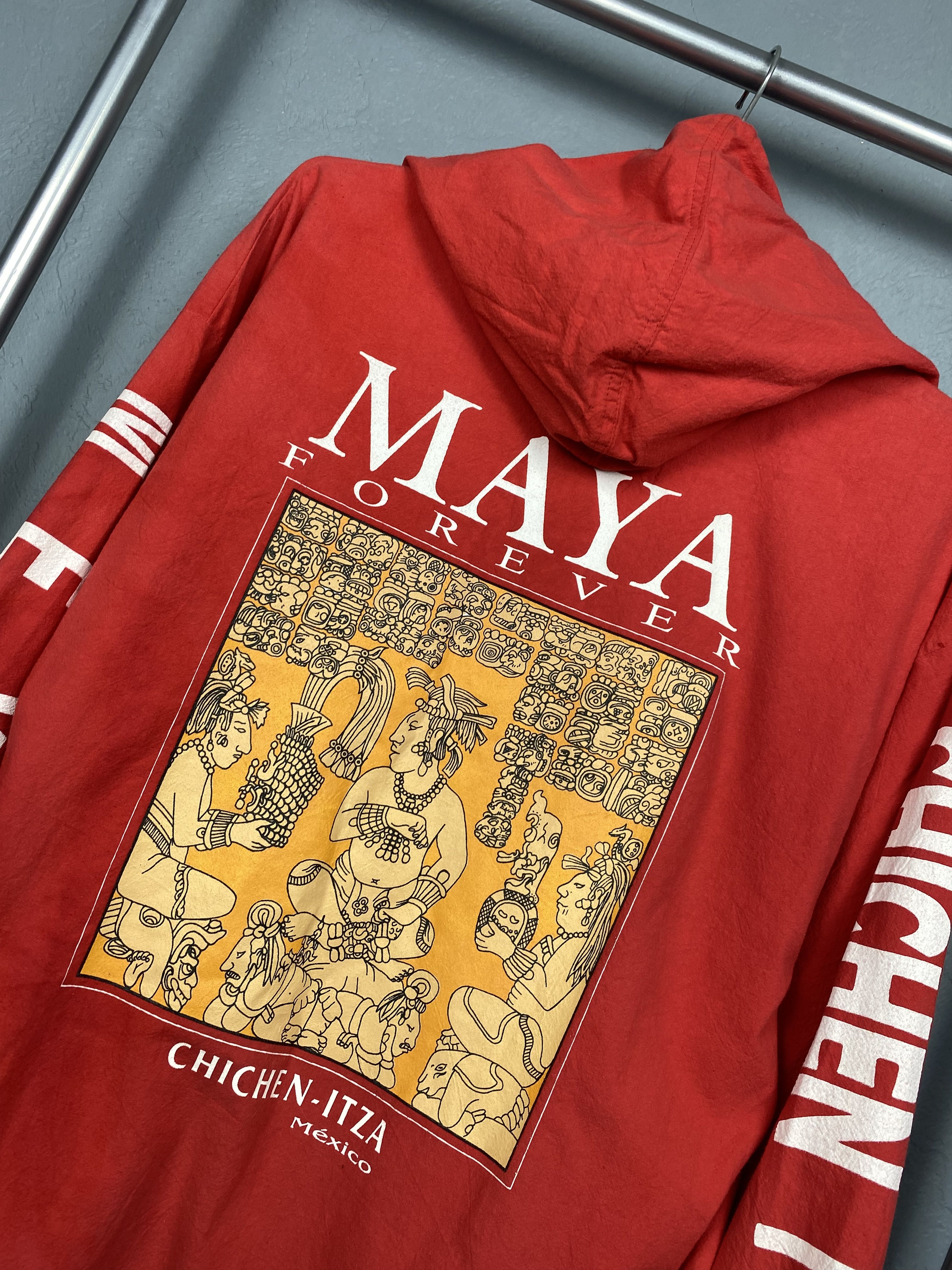 Vintage Chichen Itza Mexico Forever Maya 90s Vintage Jacket Size US XXL / EU 58 / 5 - 2 Thumbnail
