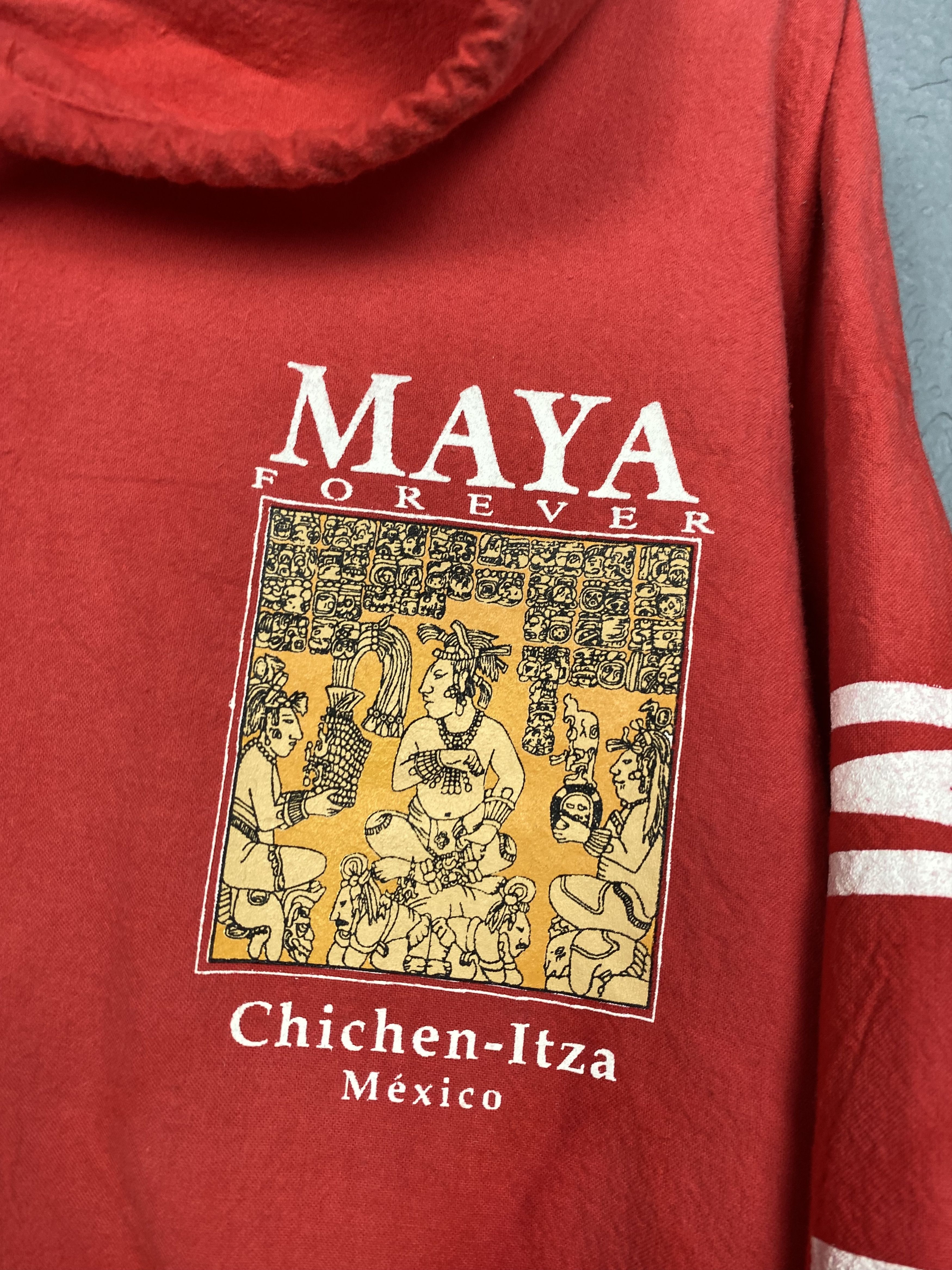 Vintage Chichen Itza Mexico Forever Maya 90s Vintage Jacket Size US XXL / EU 58 / 5 - 7 Thumbnail